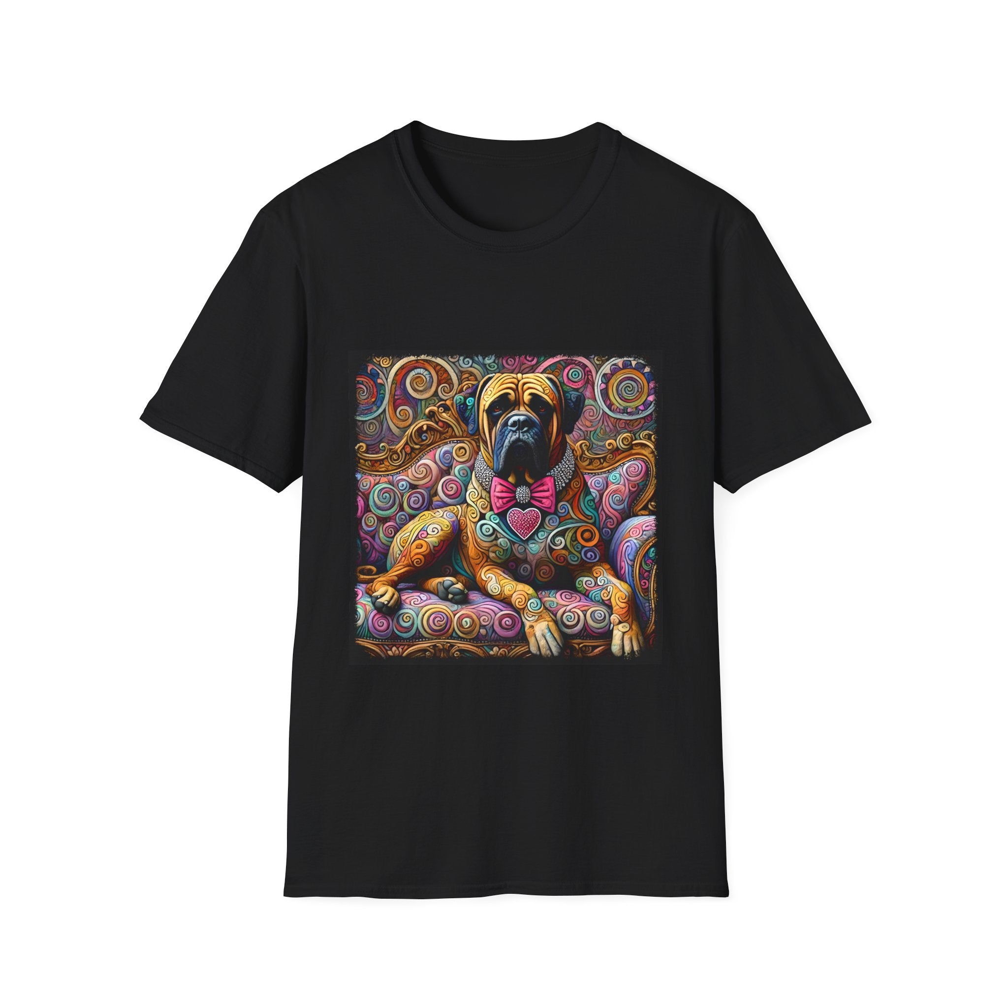 Bullmastiff Love Swirl | Unisex Dog T-Shirt