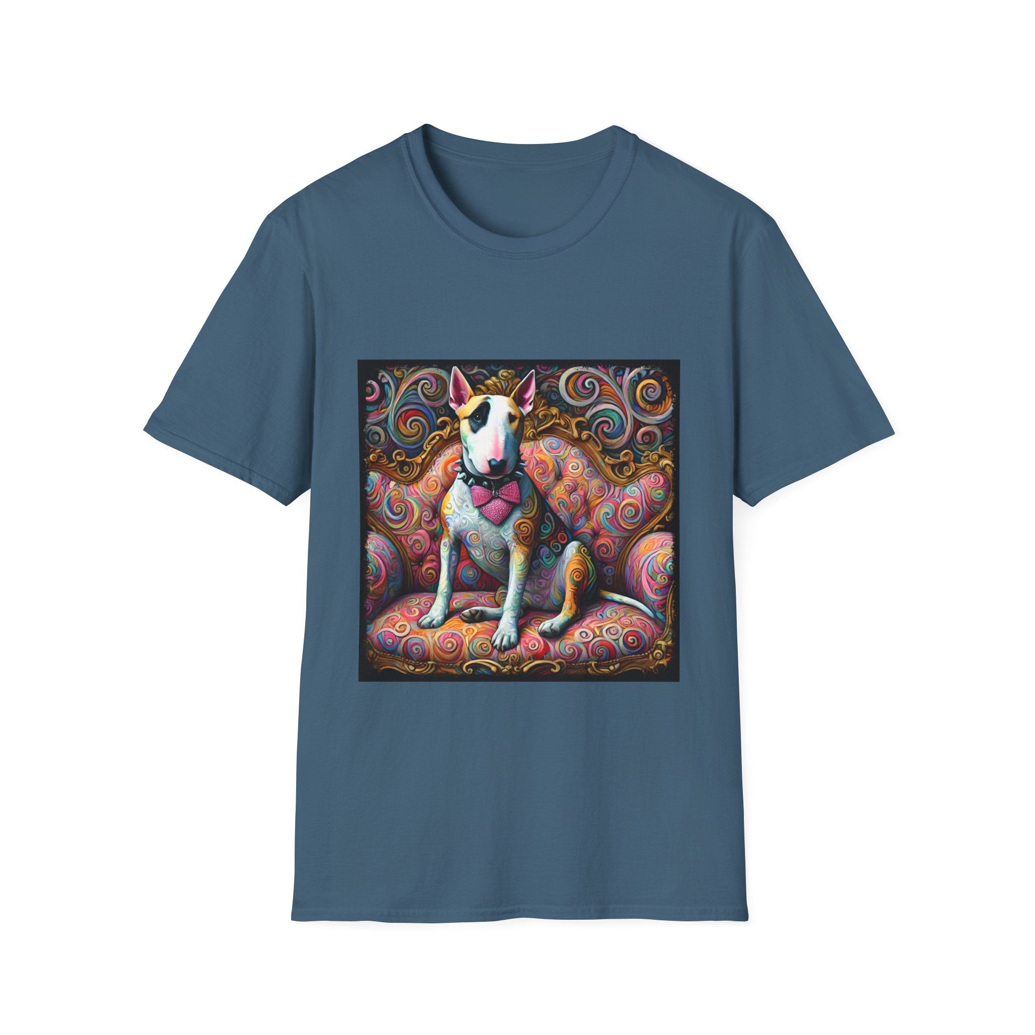 Bull Terrier Love Swirl | Unisex Dog T-Shirt