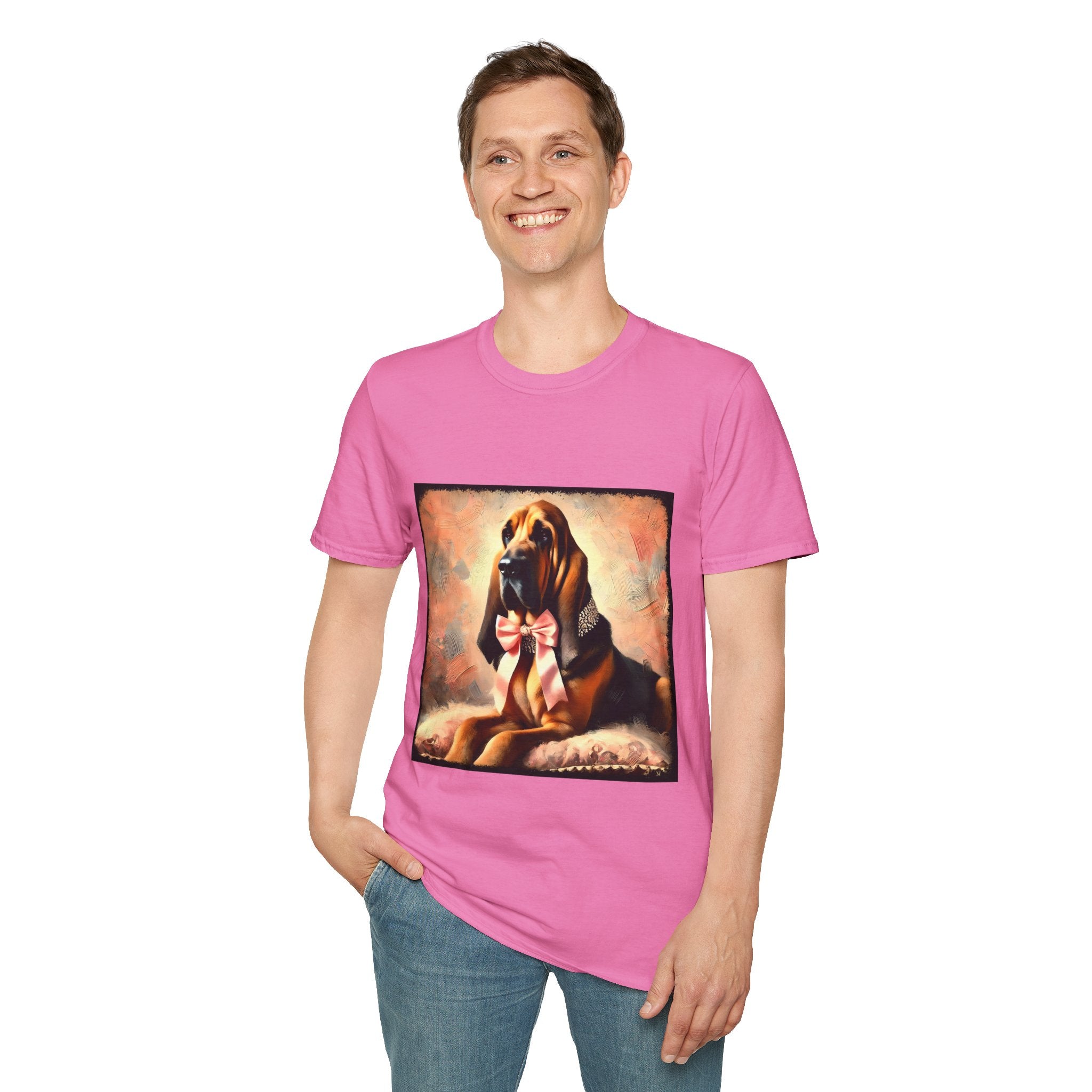 Bloodhound Poised Classic | Unisex Dog T-Shirt