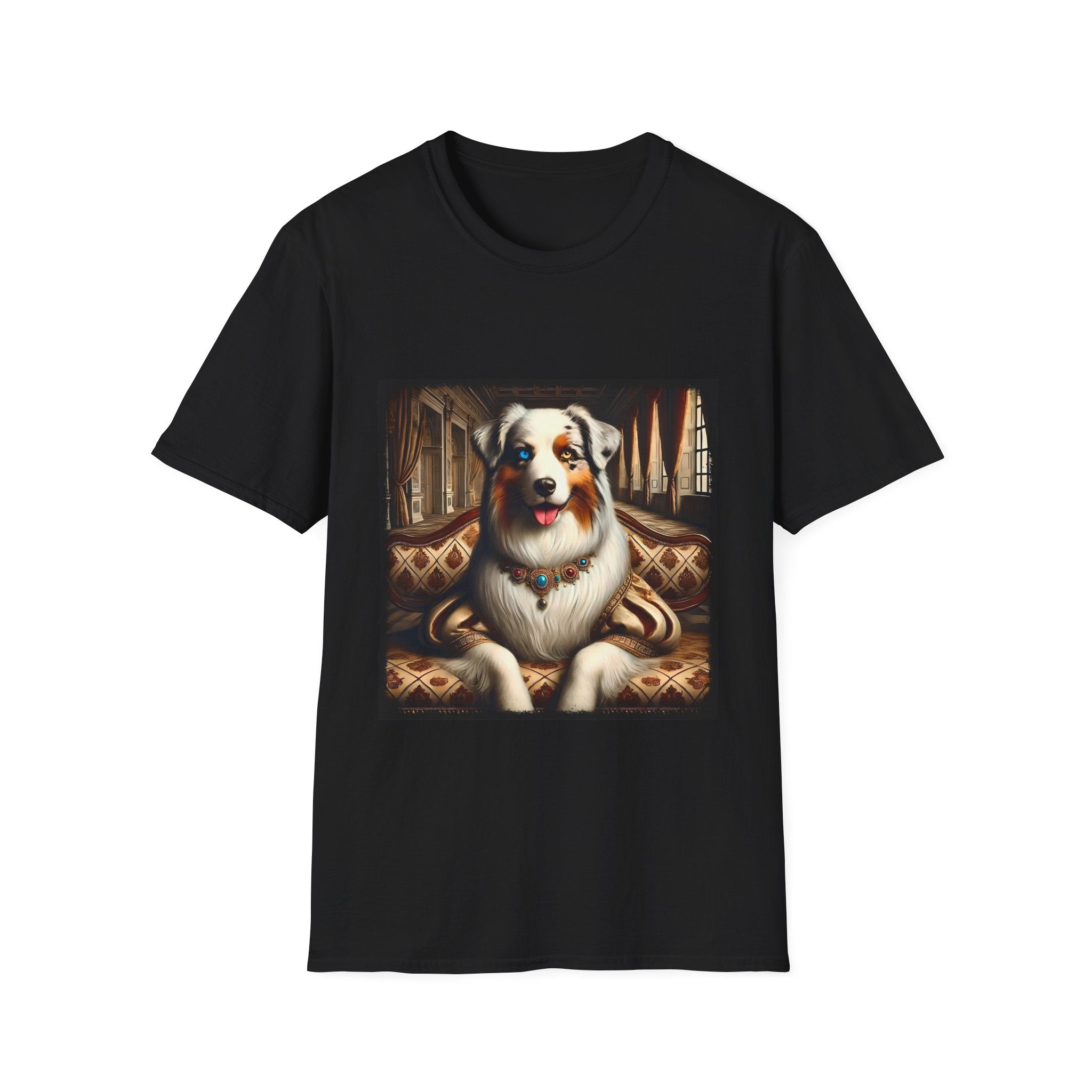 Australian Shepherd Poised Princess | Unisex Dog T-Shirt