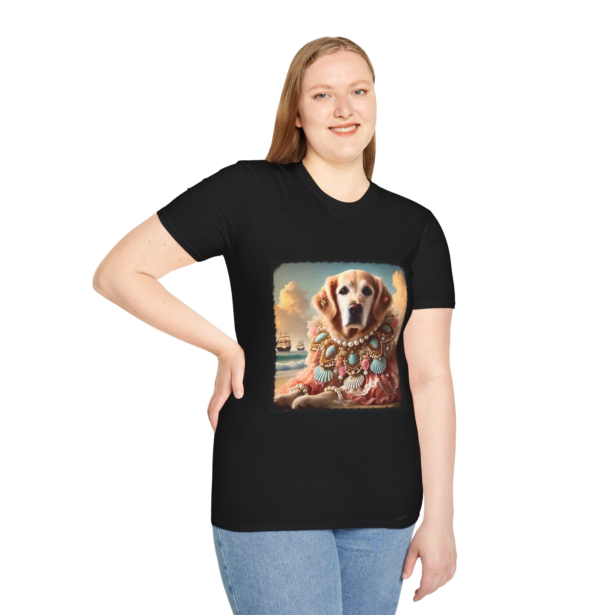 Golden Retriever Beach Beauty | Unisex Dog T-Shirt