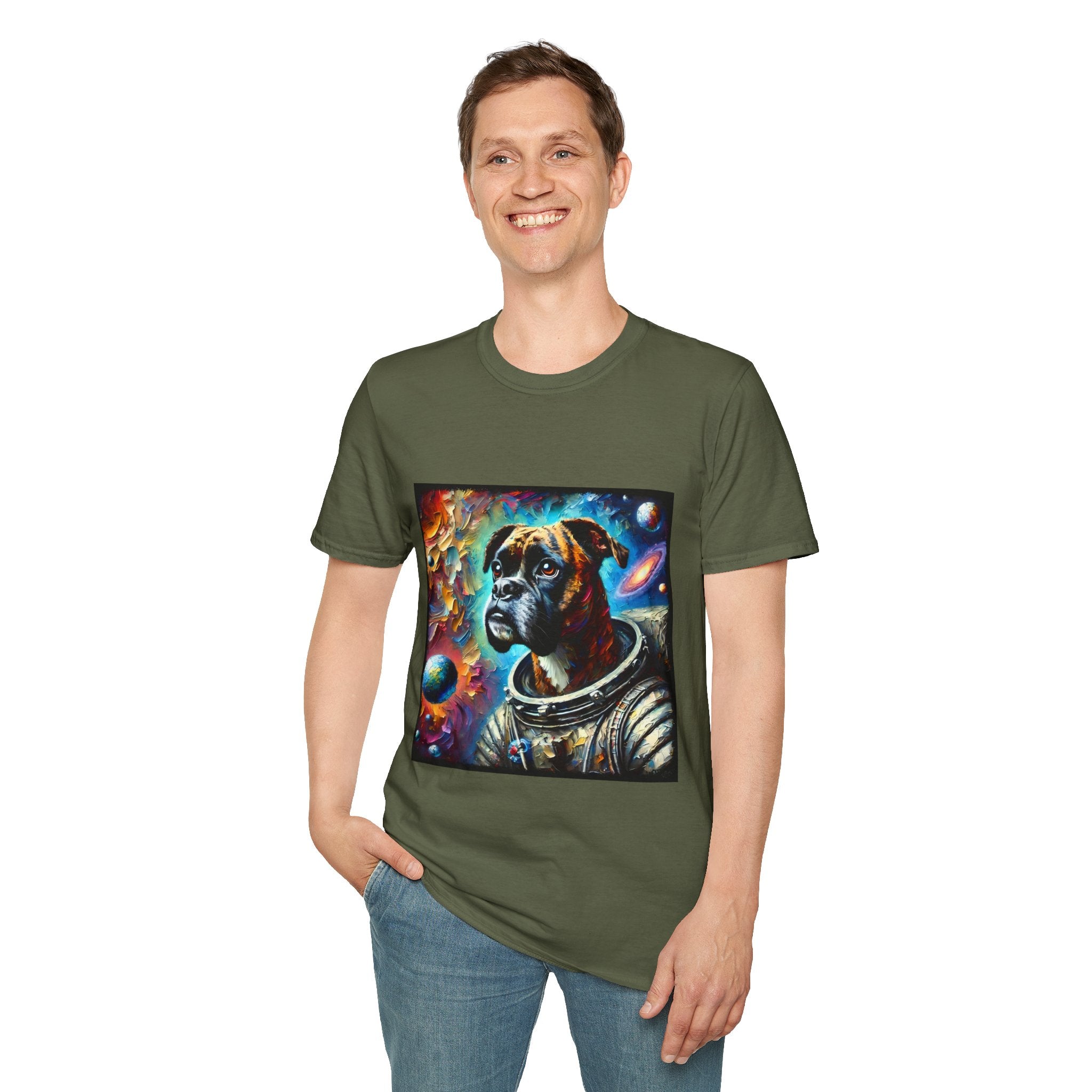 Boxer Cosmic Dream | Unisex Dog T-Shirt