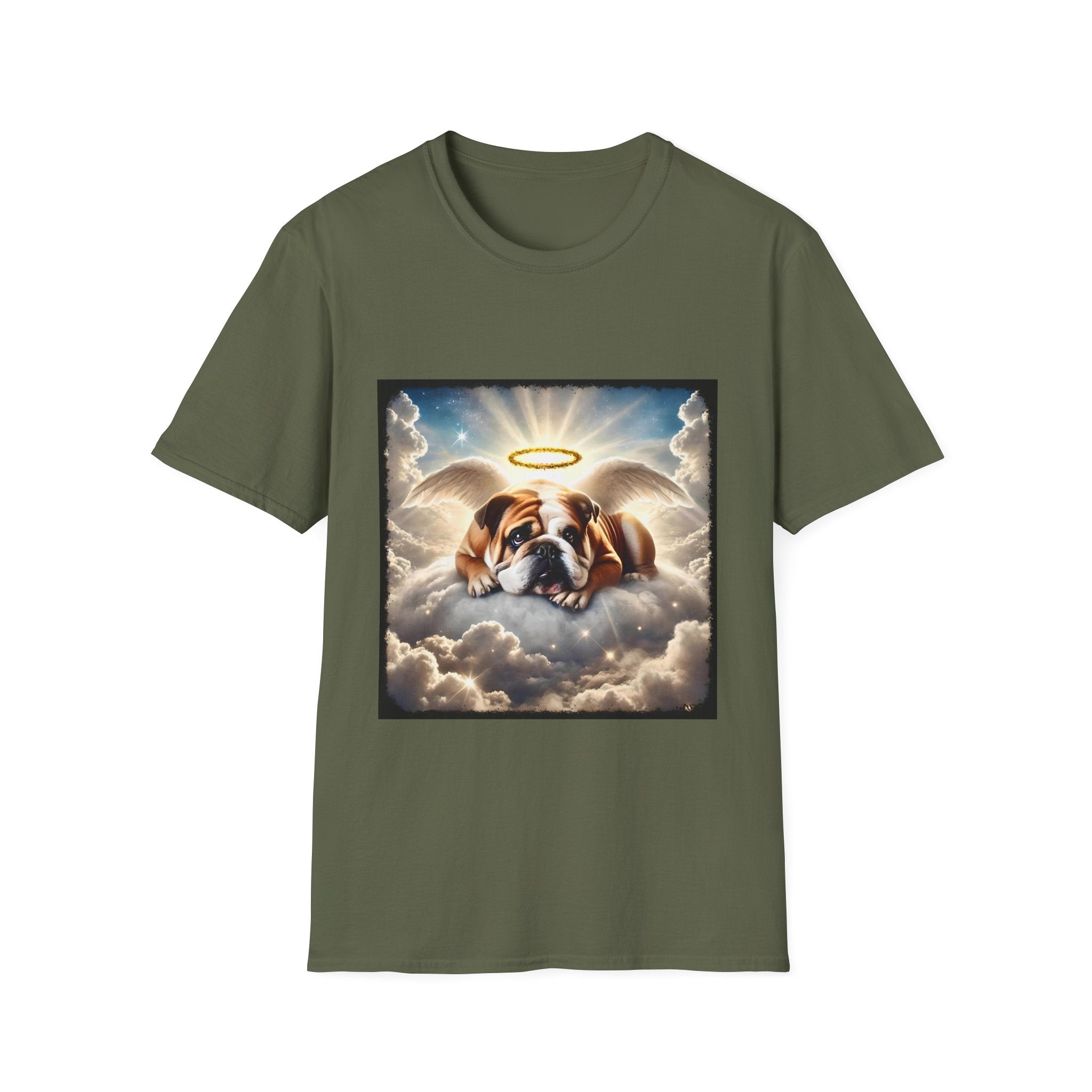 Bulldog Angel Baby | Unisex Dog T-Shirt