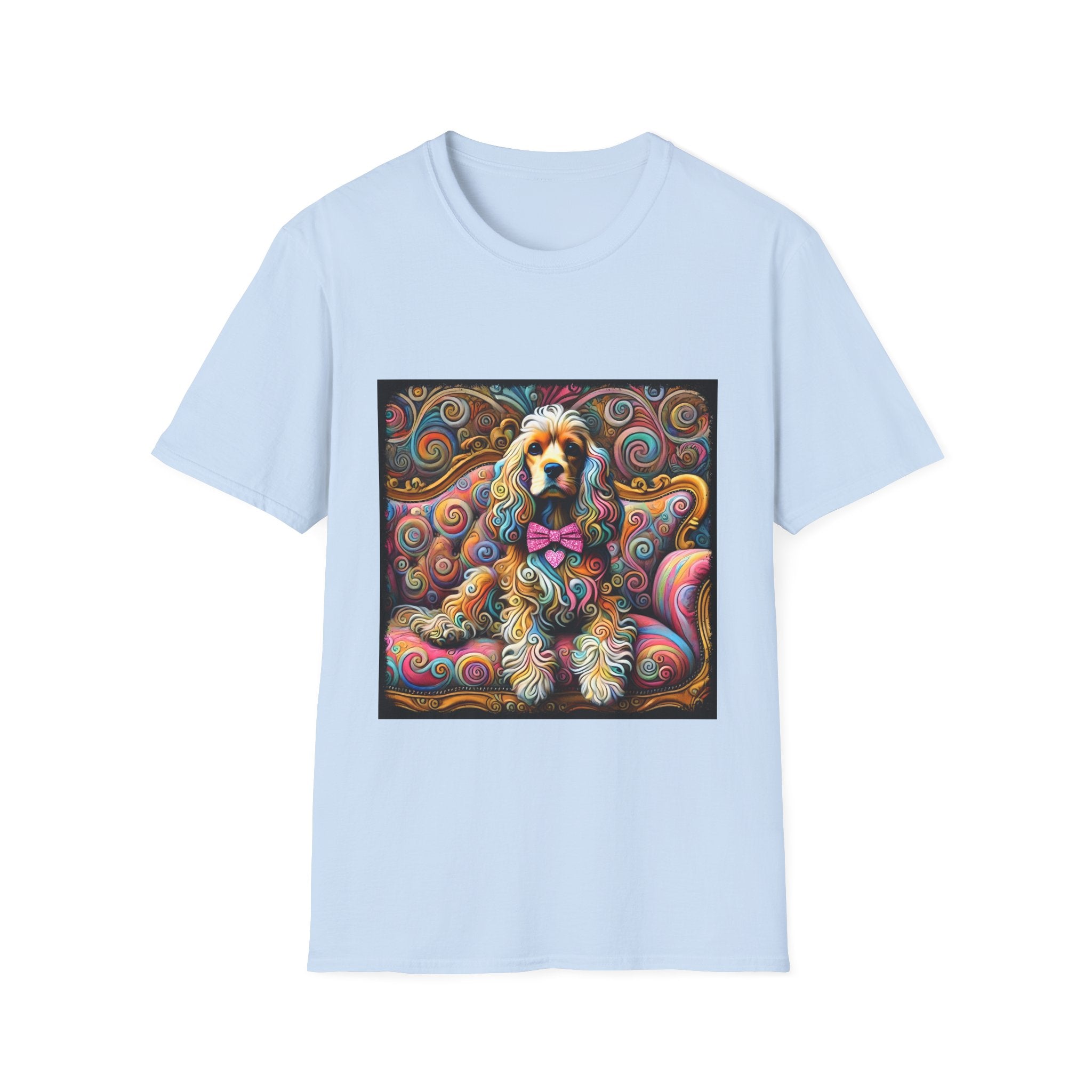 Cocker Spaniel Love Swirl | Unisex Dog T-Shirt