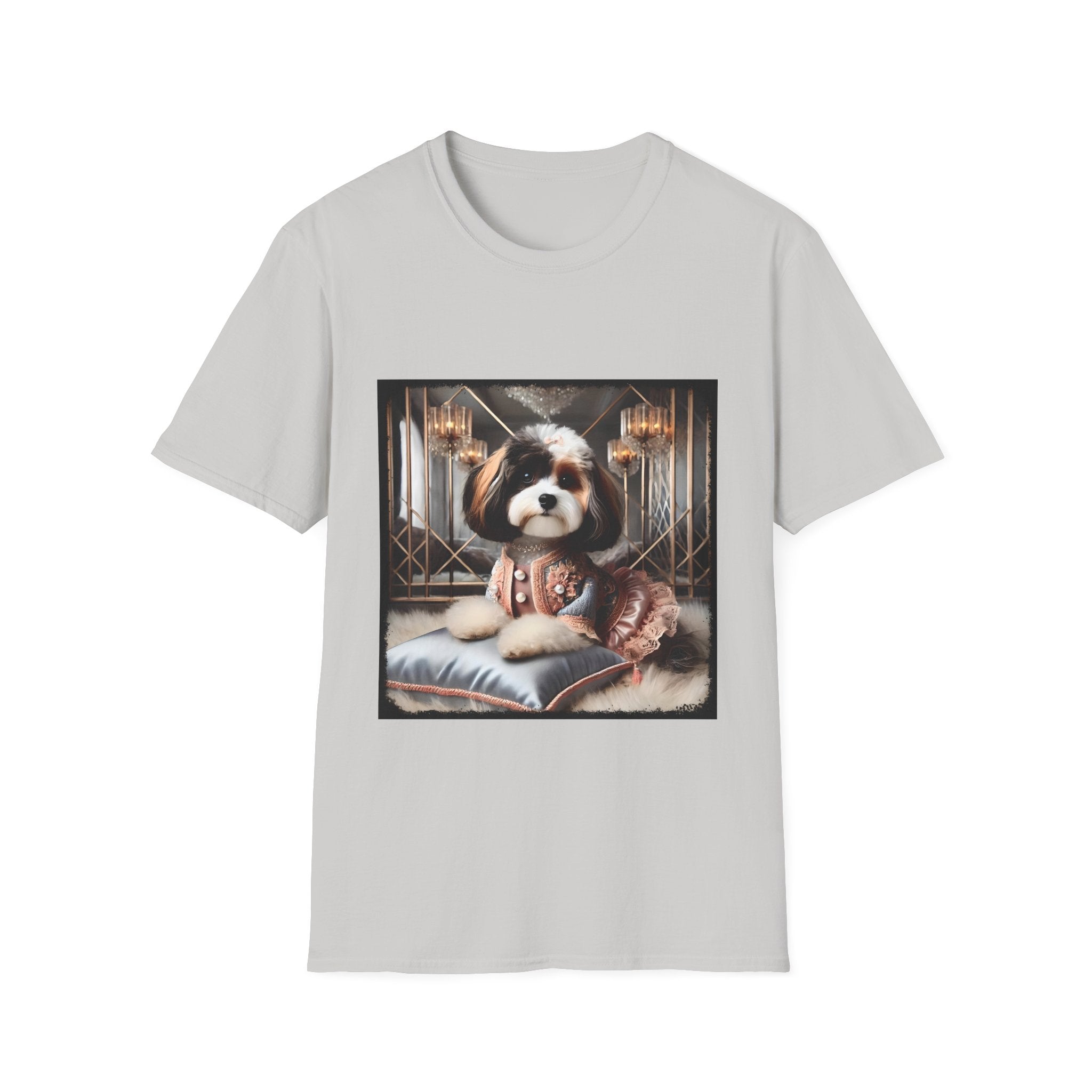 Cavapoo Posh Portrait | Unisex Dog T-Shirt