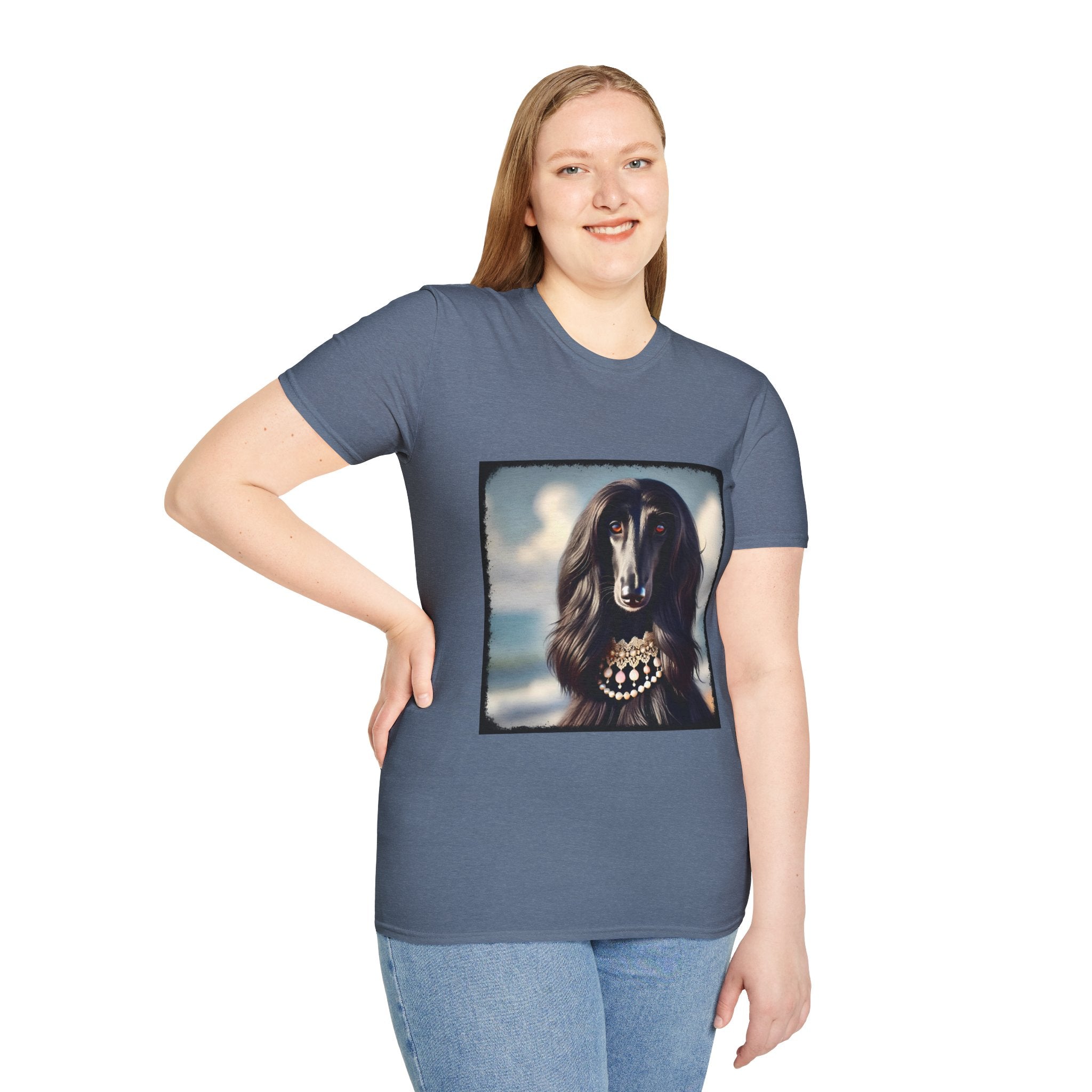 Afghan Hound Beach Bombshell | Unisex Dog T-Shirt
