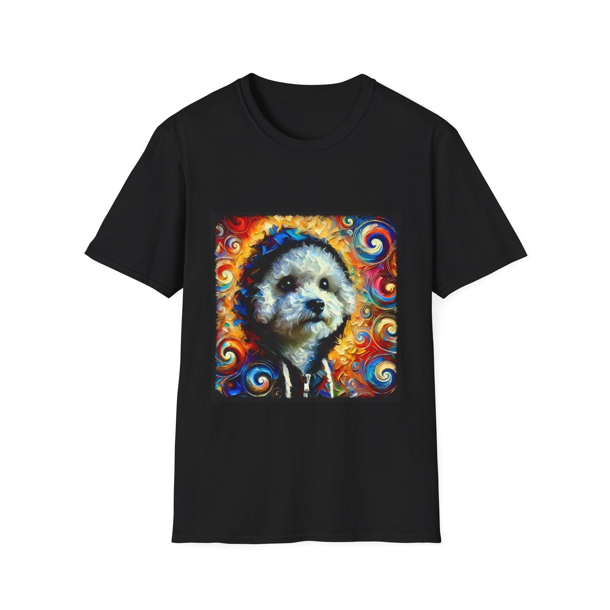 Bichon Frise Urban Swirl | Unisex Dog T-Shirt