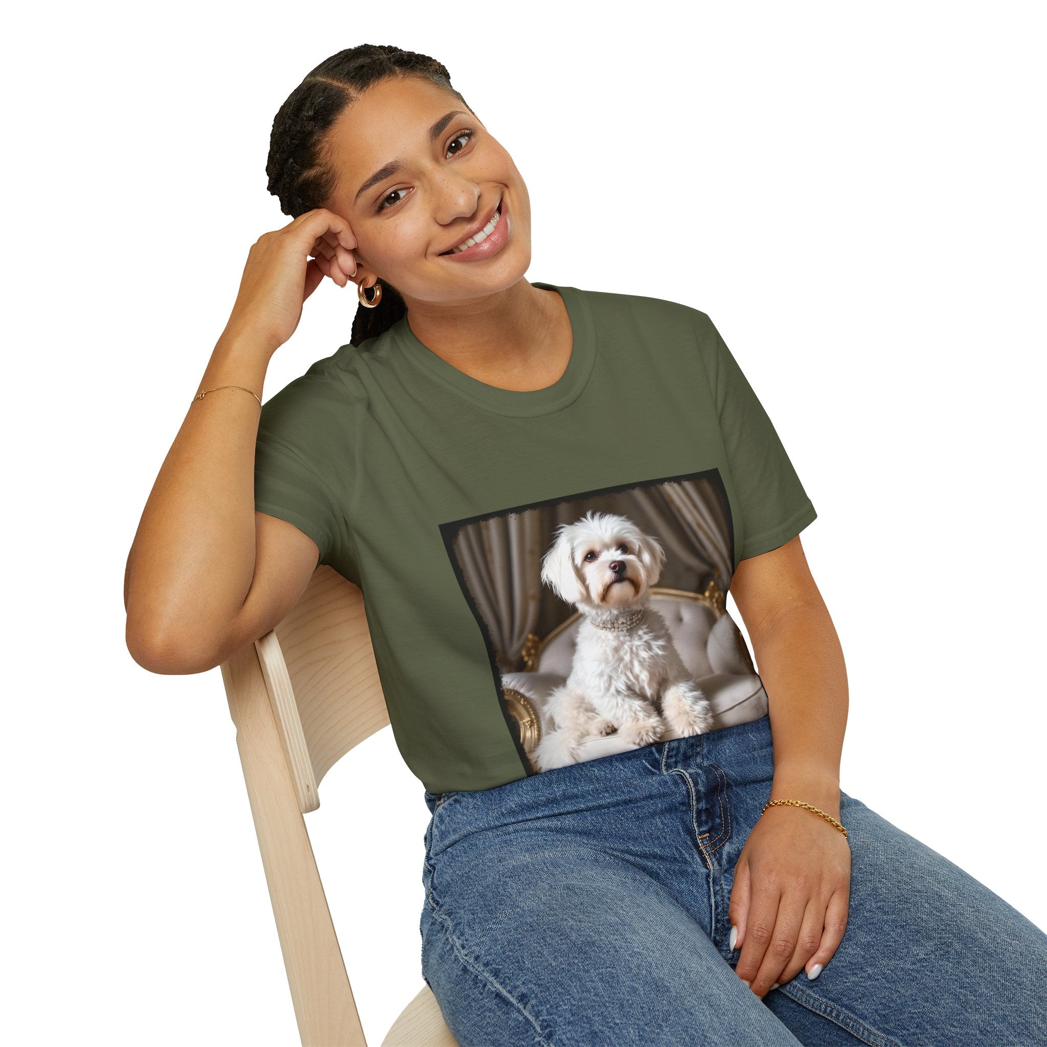 Maltese Royal Princess | Unisex Dog T-Shirt