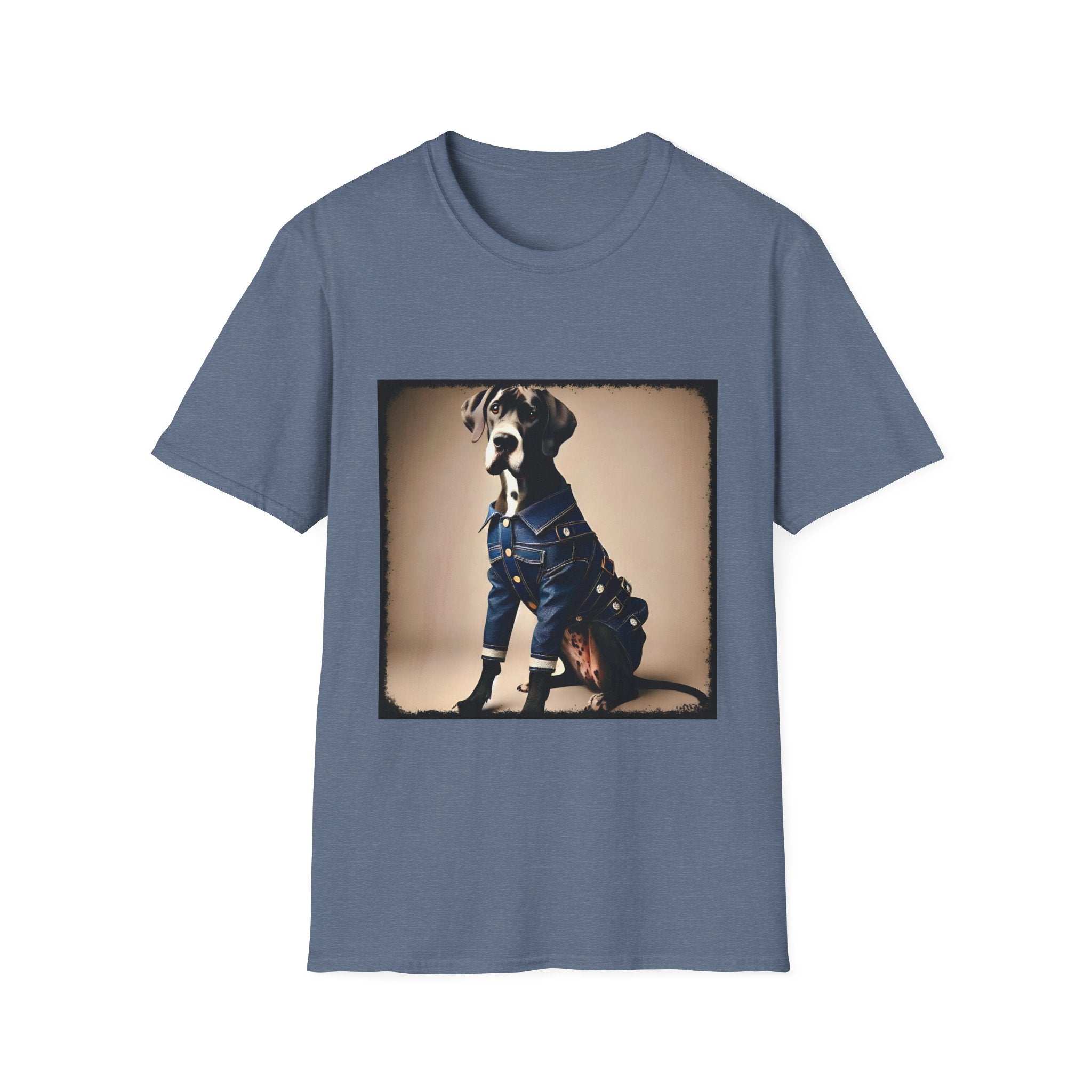 Great Dane Denim Mood | Unisex Dog T-Shirt