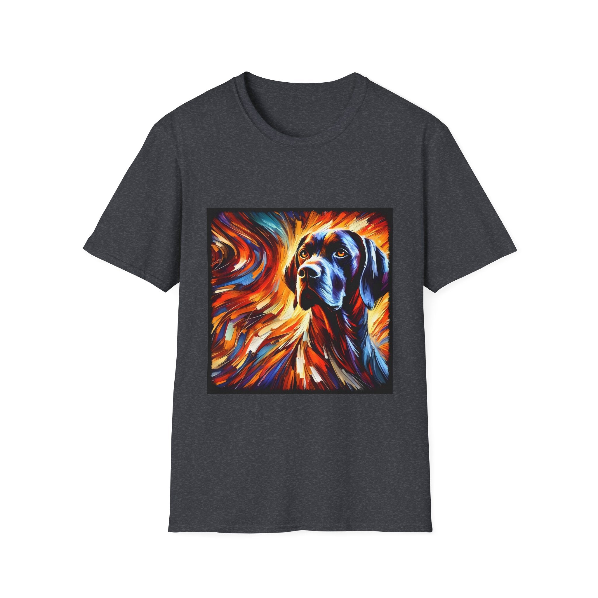 German Shorthaired Pointer Bold Fire Classic | Unisex Dog T-Shirt