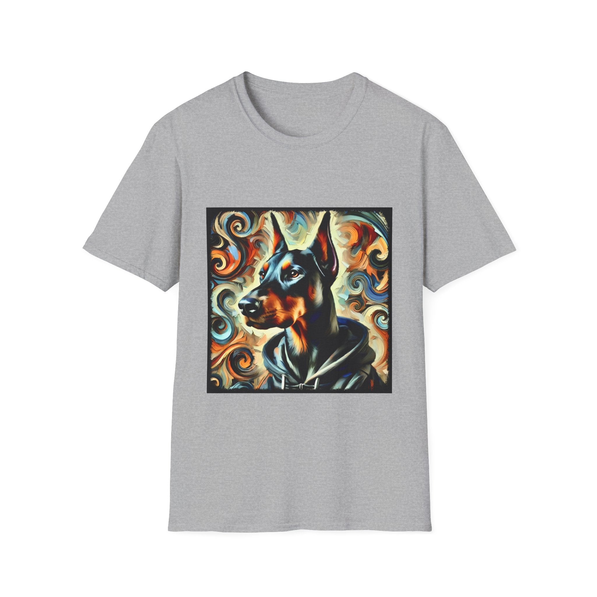 Doberman Pinscher Rugged Swirl | Unisex Dog T-Shirt