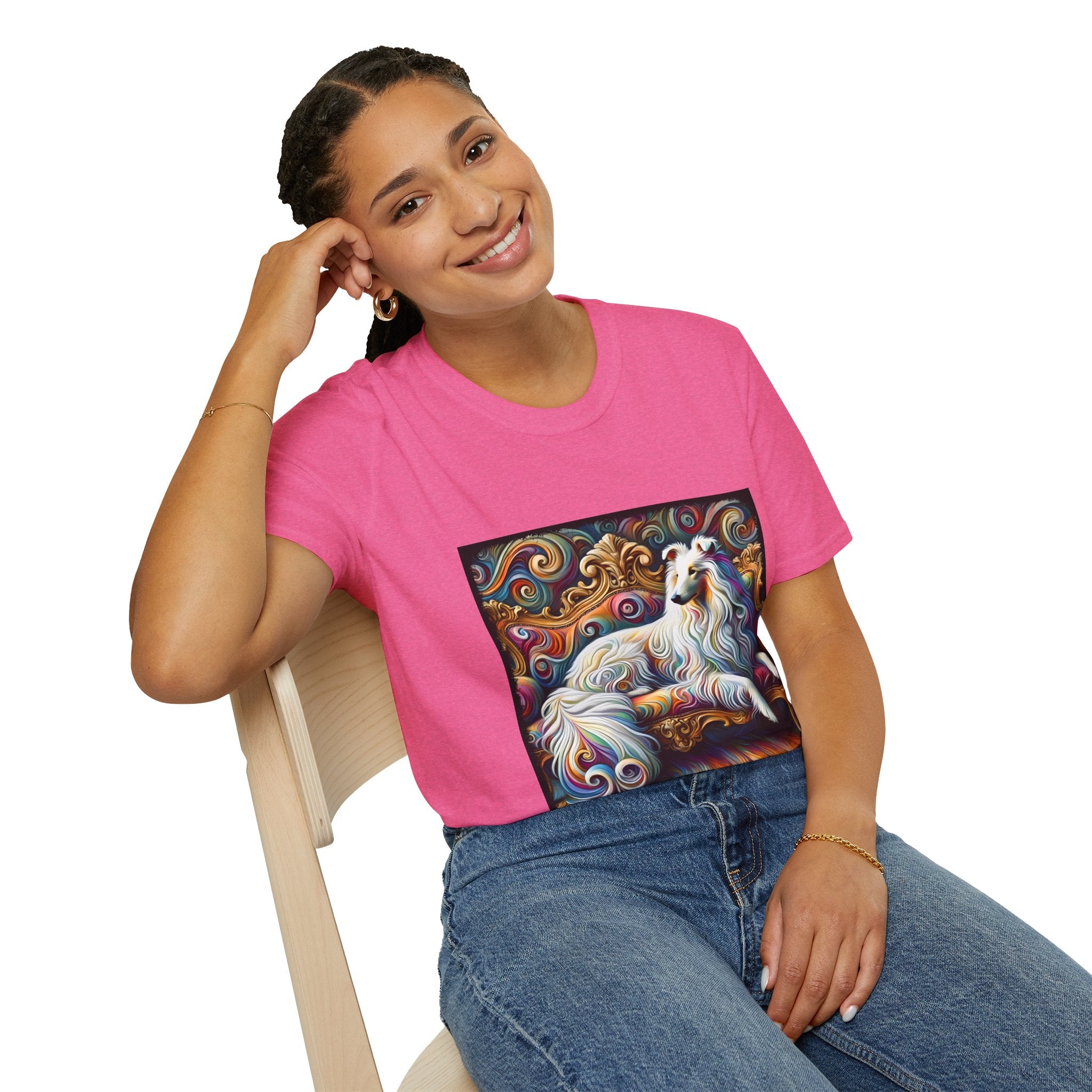 Collie Divine Swirl | Unisex Dog T-Shirt