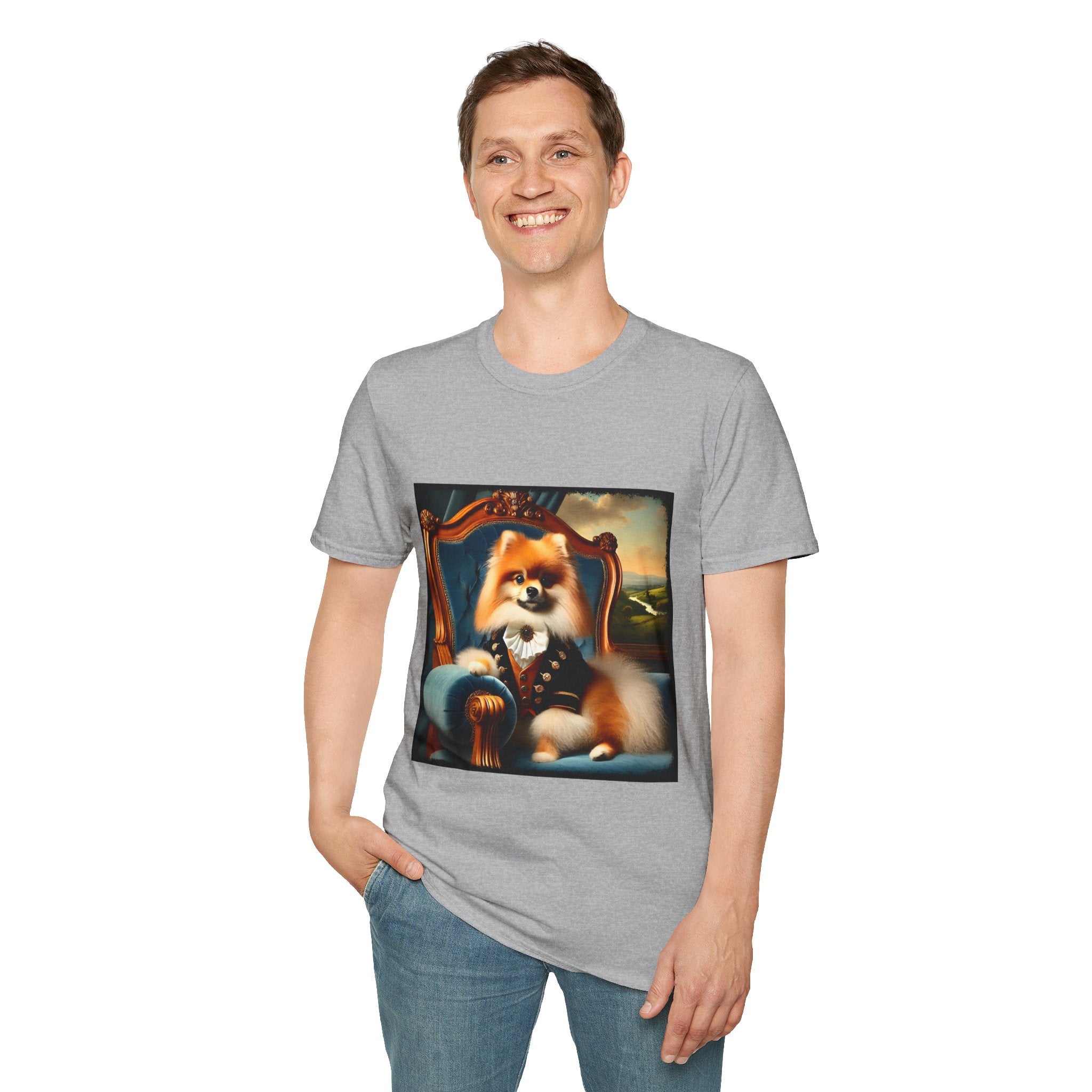 Pomeranian Polished Prince | Unisex Dog T-Shirt