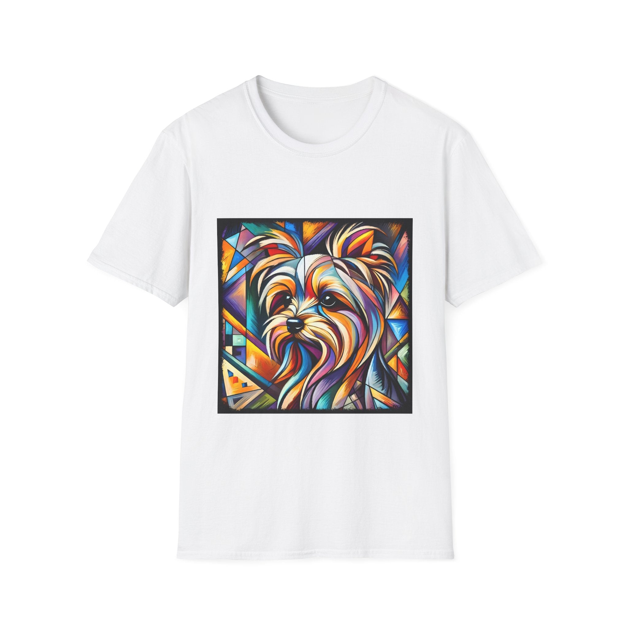 Yorkshire Terrier Bold Geometric | Unisex Dog T-Shirt