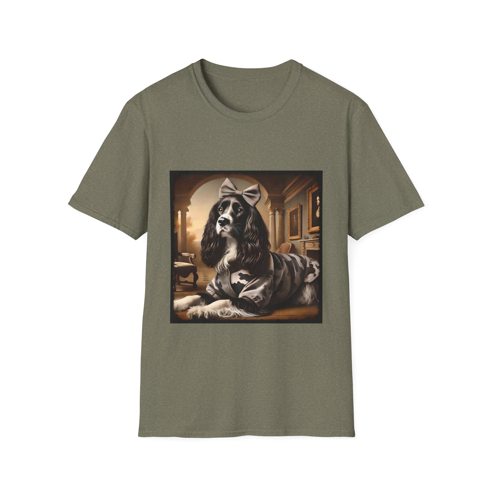 English Springer Spaniel Camo Cutie | Unisex Dog T-Shirt