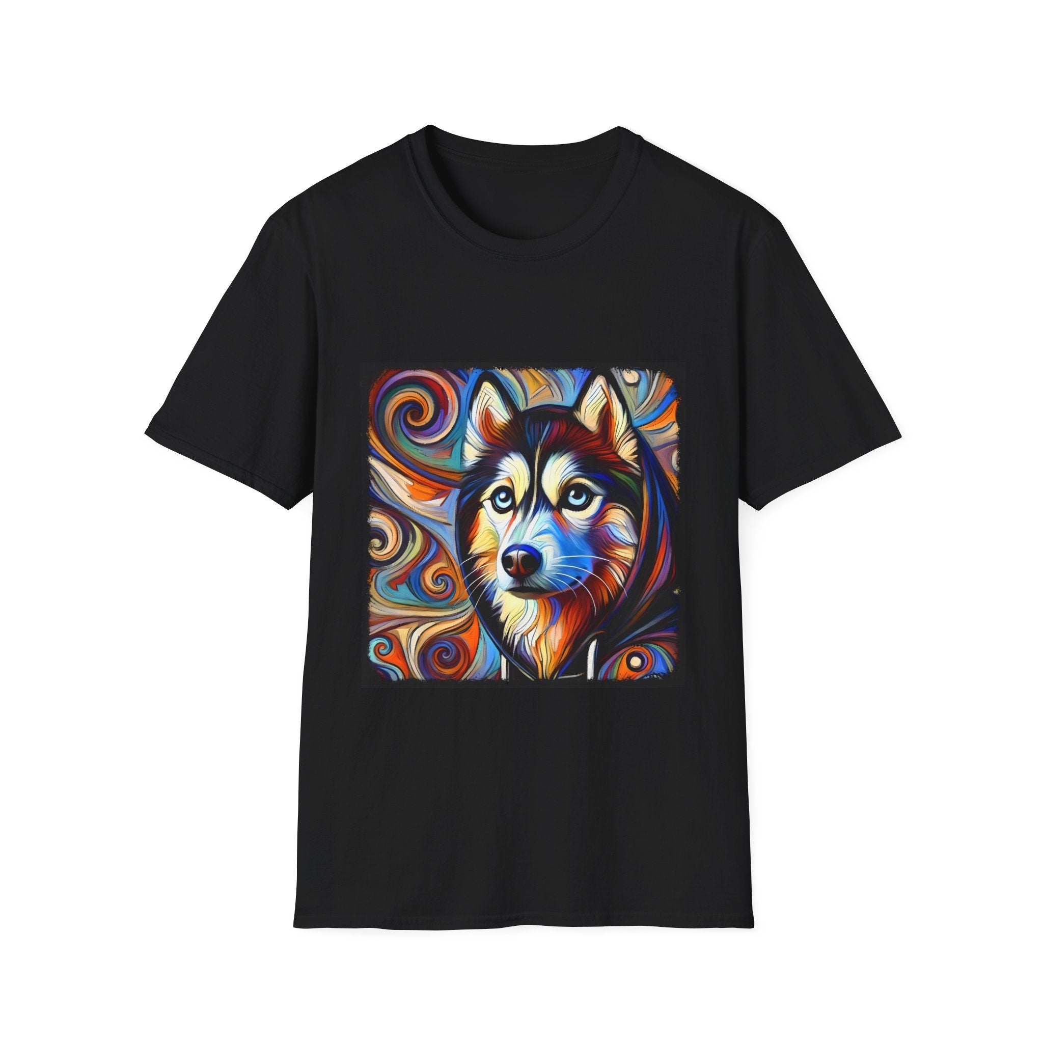 Siberian Husky Relaxed Swirl | Unisex Dog T-Shirt