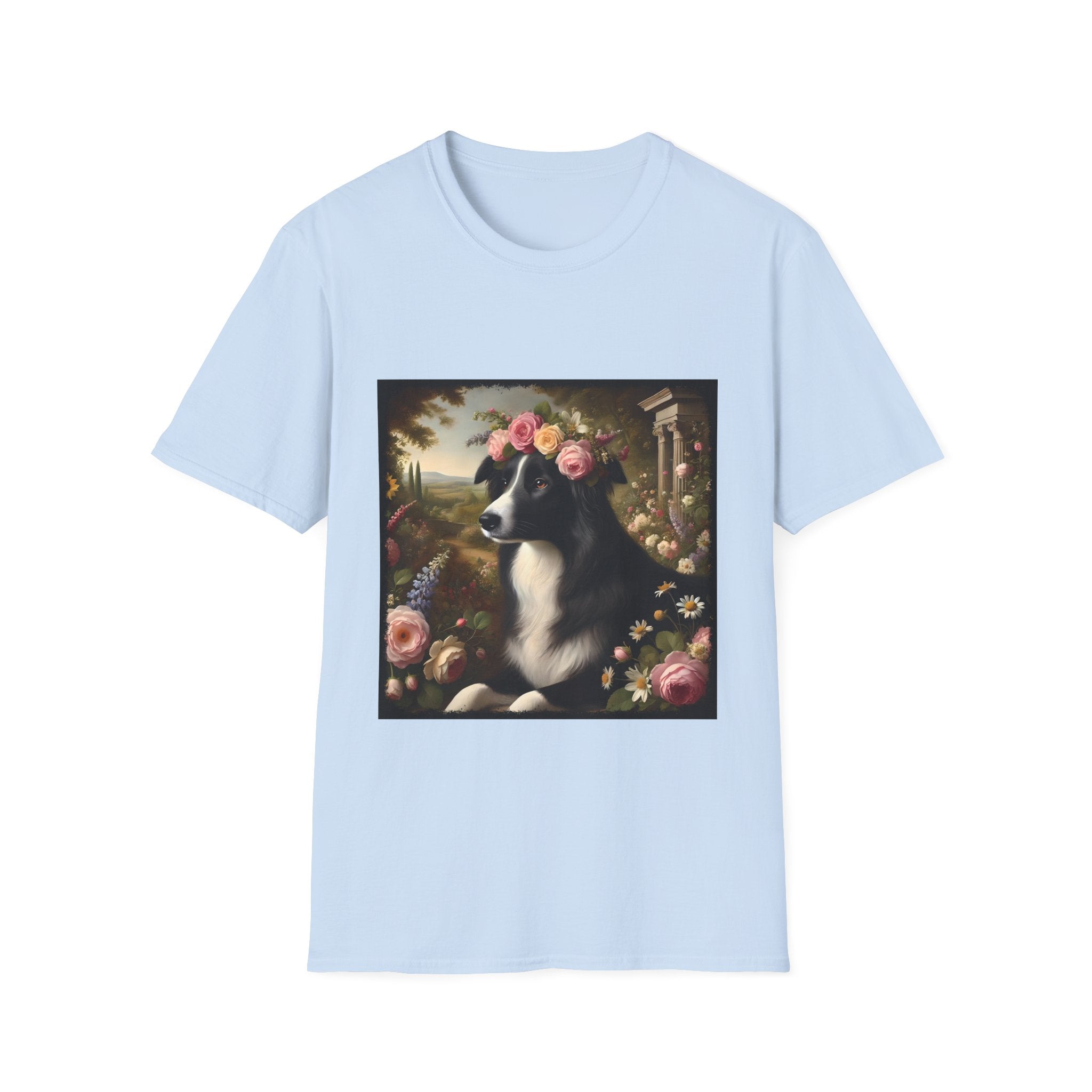 Border Collie Divine Garden | Unisex Dog T-Shirt