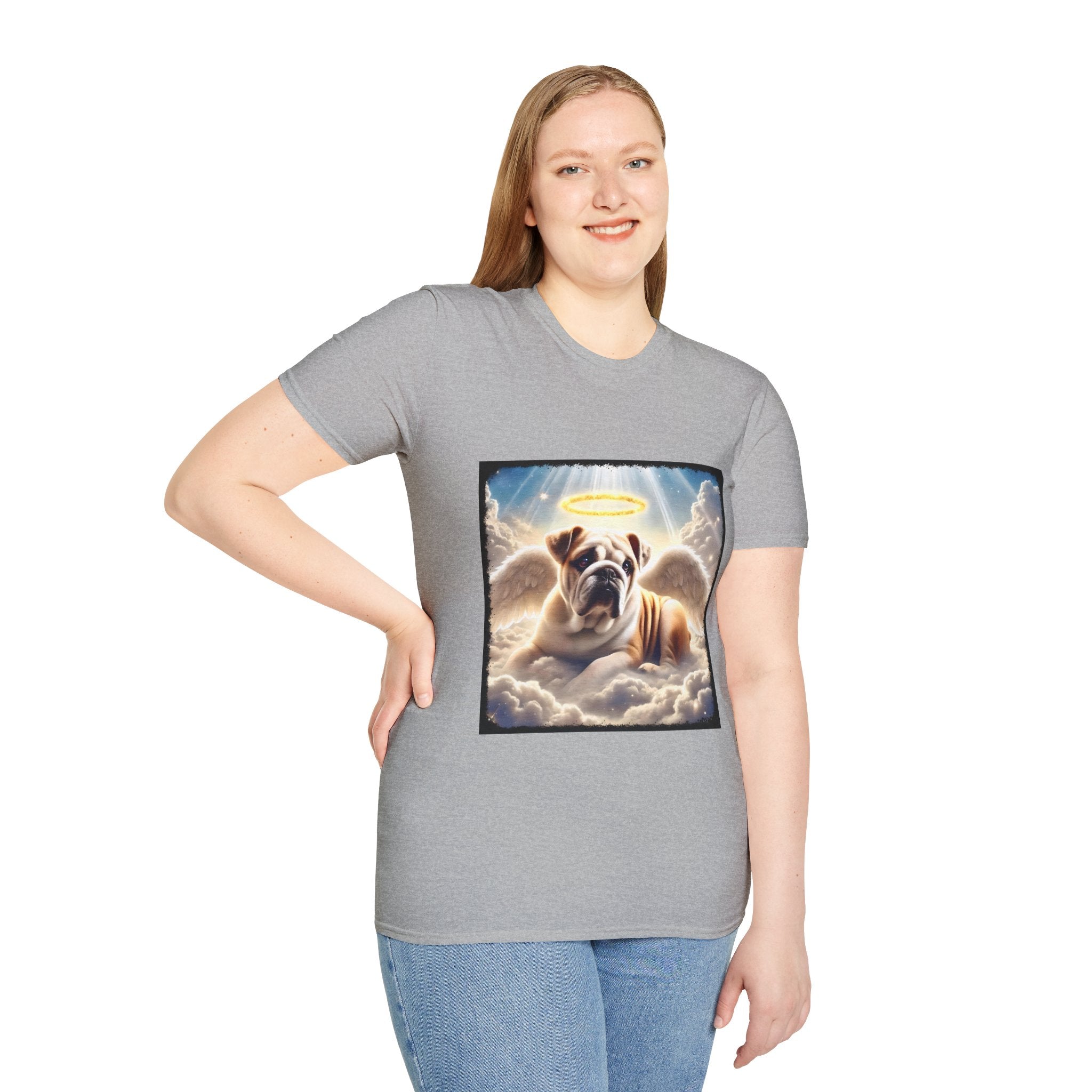 Bulldog Heavenly Angel | Unisex Dog T-Shirt