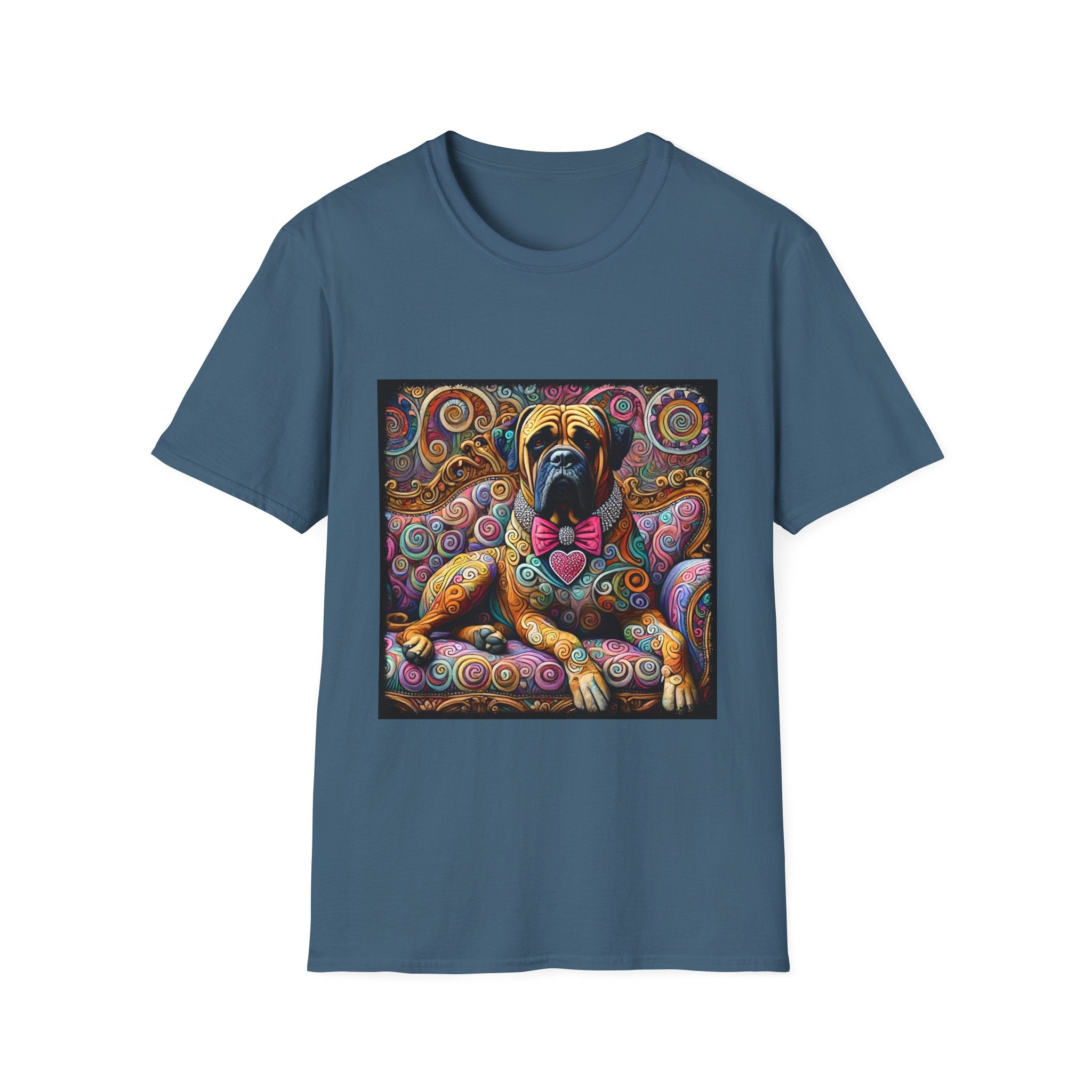 Bullmastiff Love Swirl | Unisex Dog T-Shirt