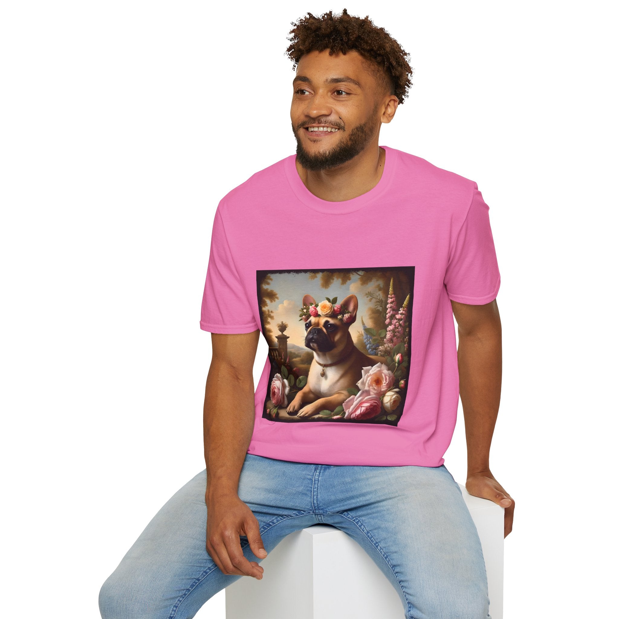 French Bulldog Garden Delight | Unisex Dog T-Shirt