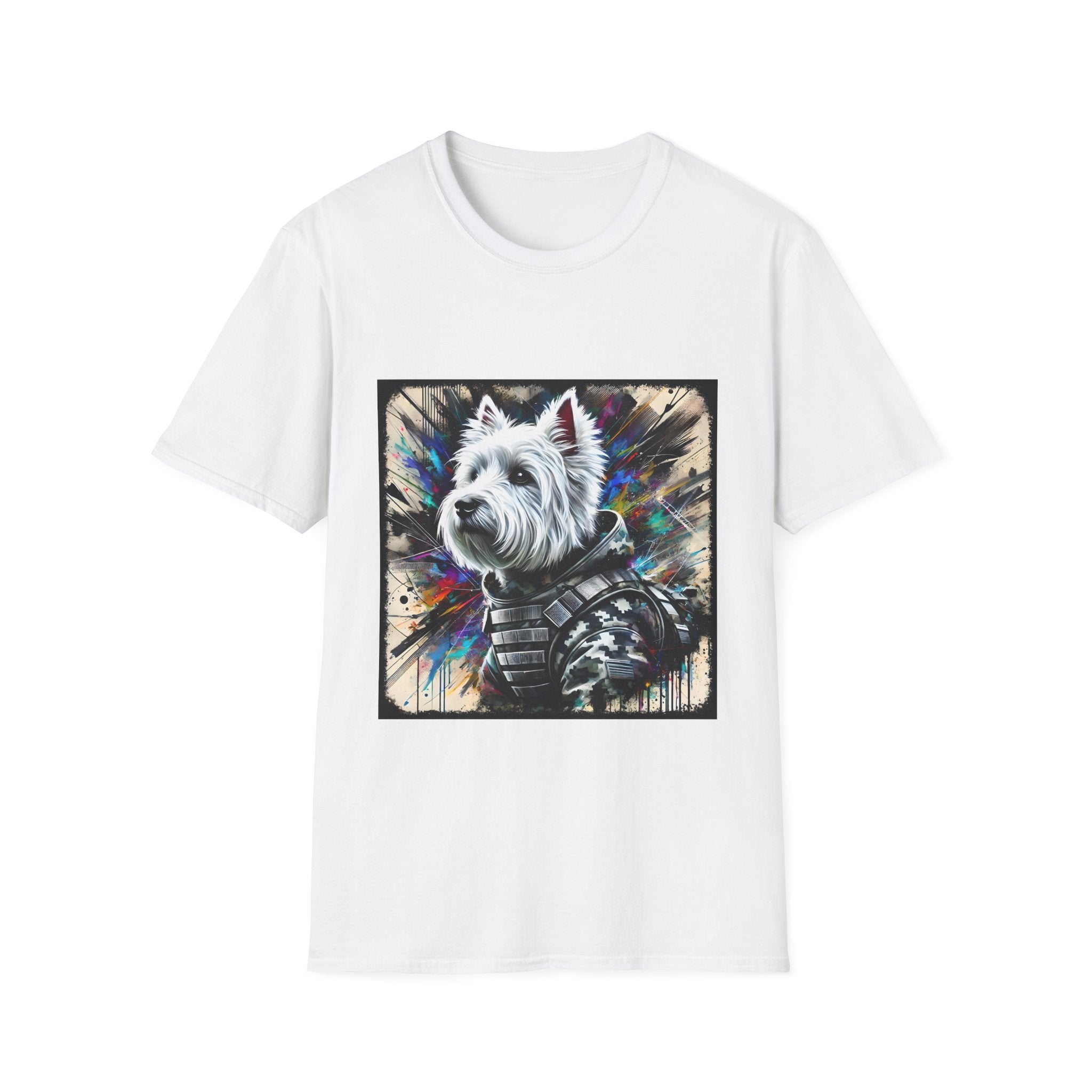 West Highland White Terrier Bold Camo Classic | Unisex Dog T-Shirt