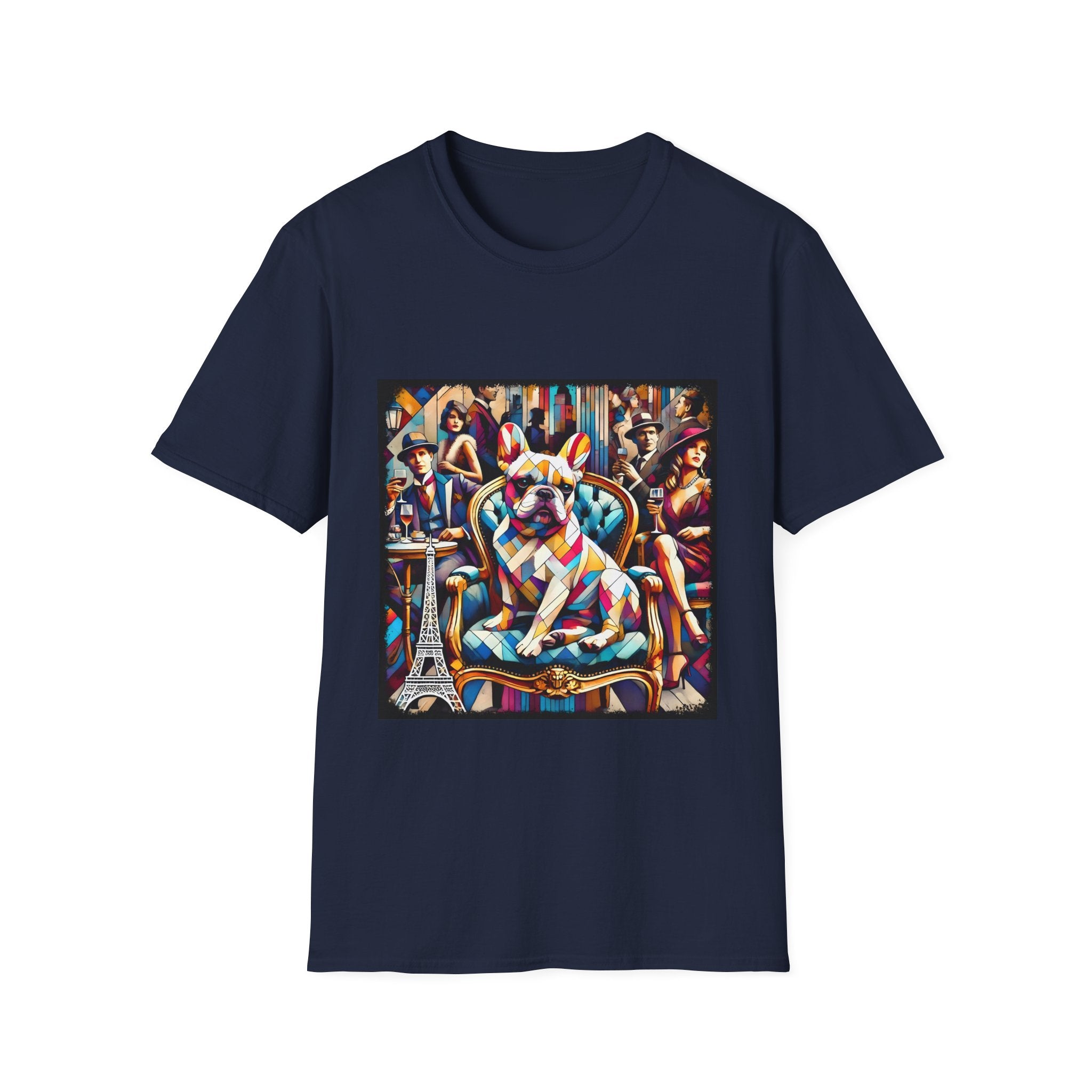 French Bulldog Paris Pixel Classic | Unisex Dog T-Shirt