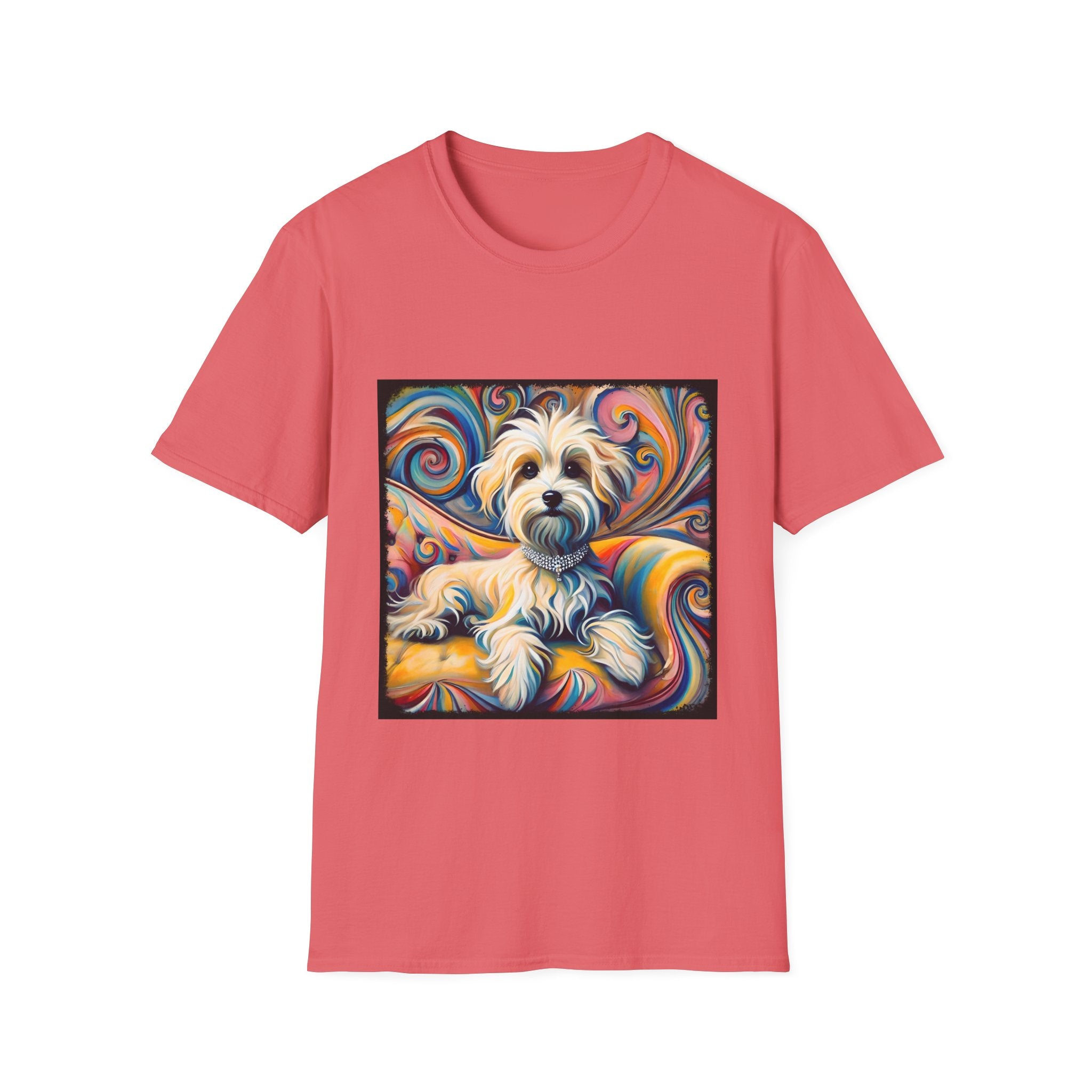 Havanese Whimsical Swirl |  Unisex Dog T-Shirt
