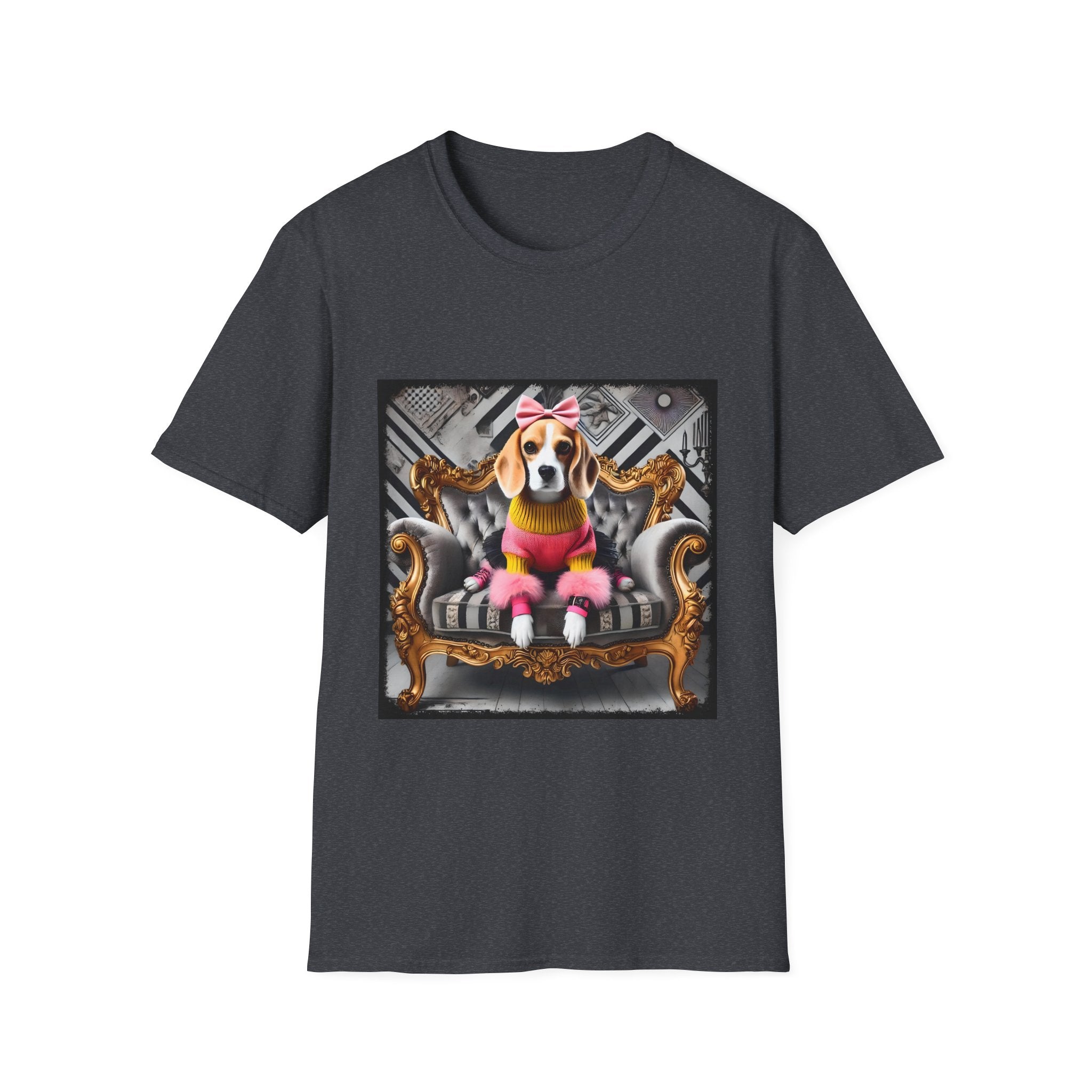 Beagle Pink Diva | Unisex Dog T-Shirt
