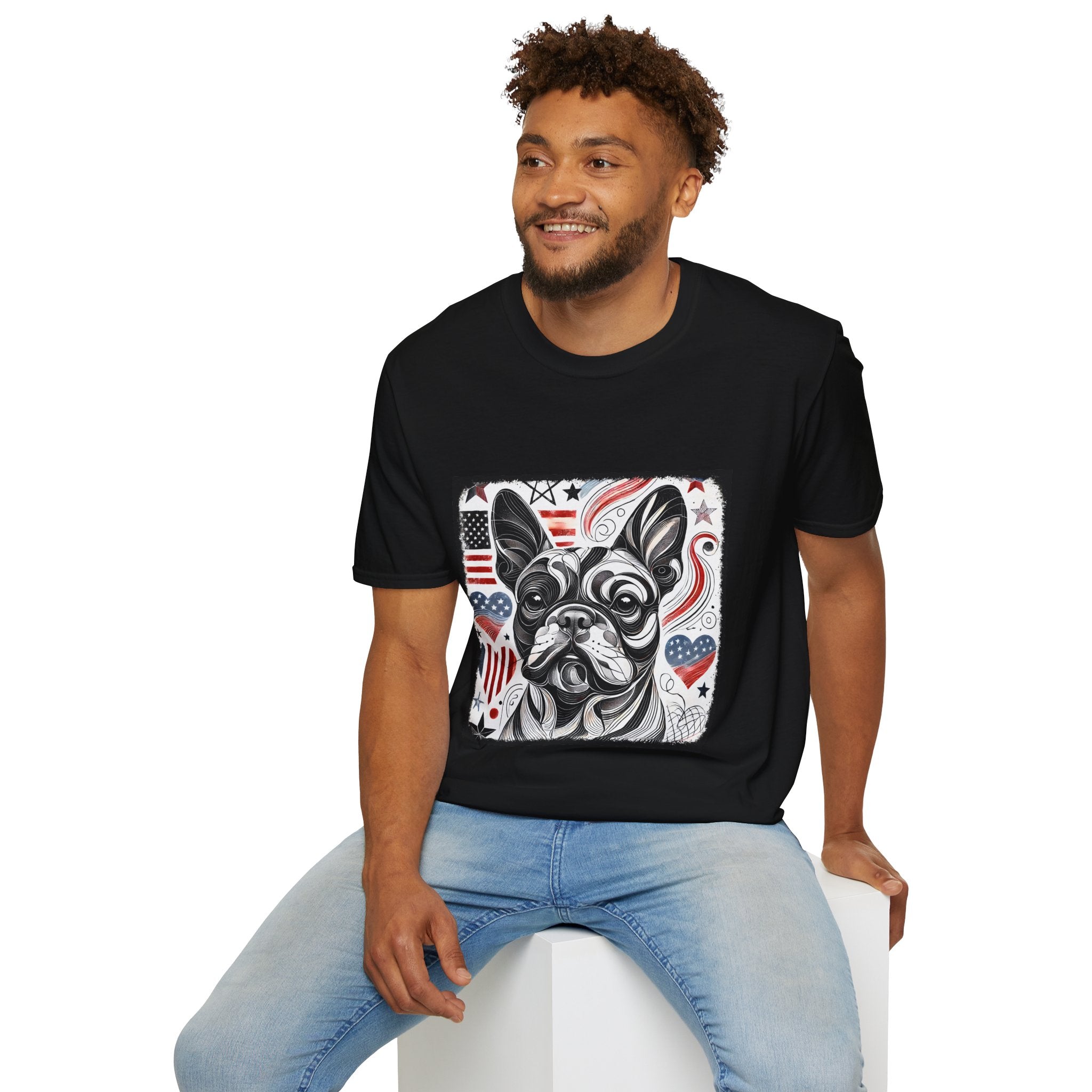 French Bulldog Americana Dream | Unisex Dog T-Shirt