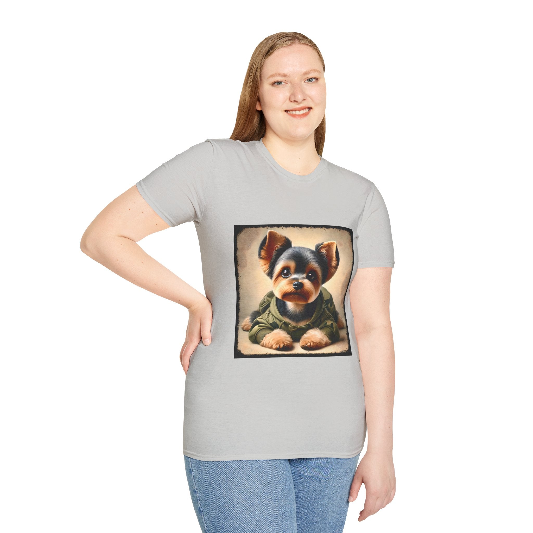 Yorkshire Terrier Combat Cutie | Unisex Dog T-Shirt
