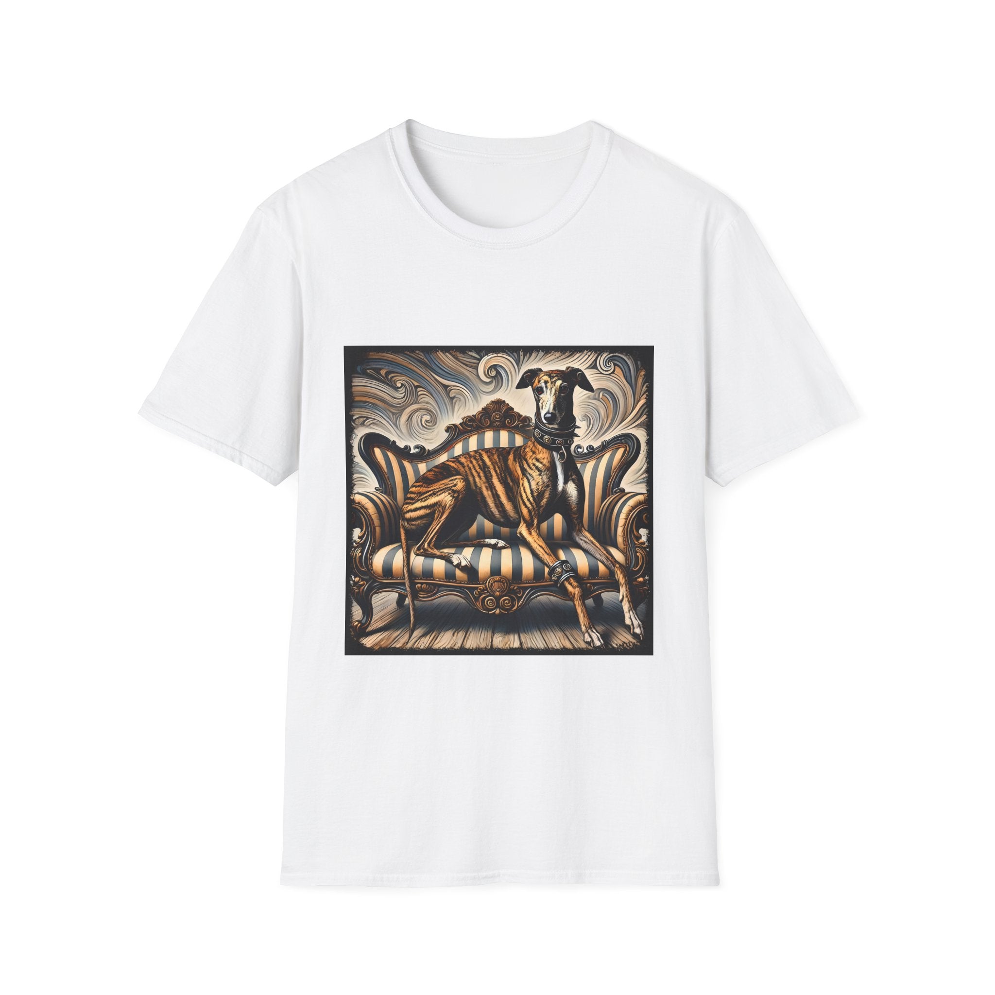 Greyhound Brindle Rocker | Unisex Dog T-Shirt