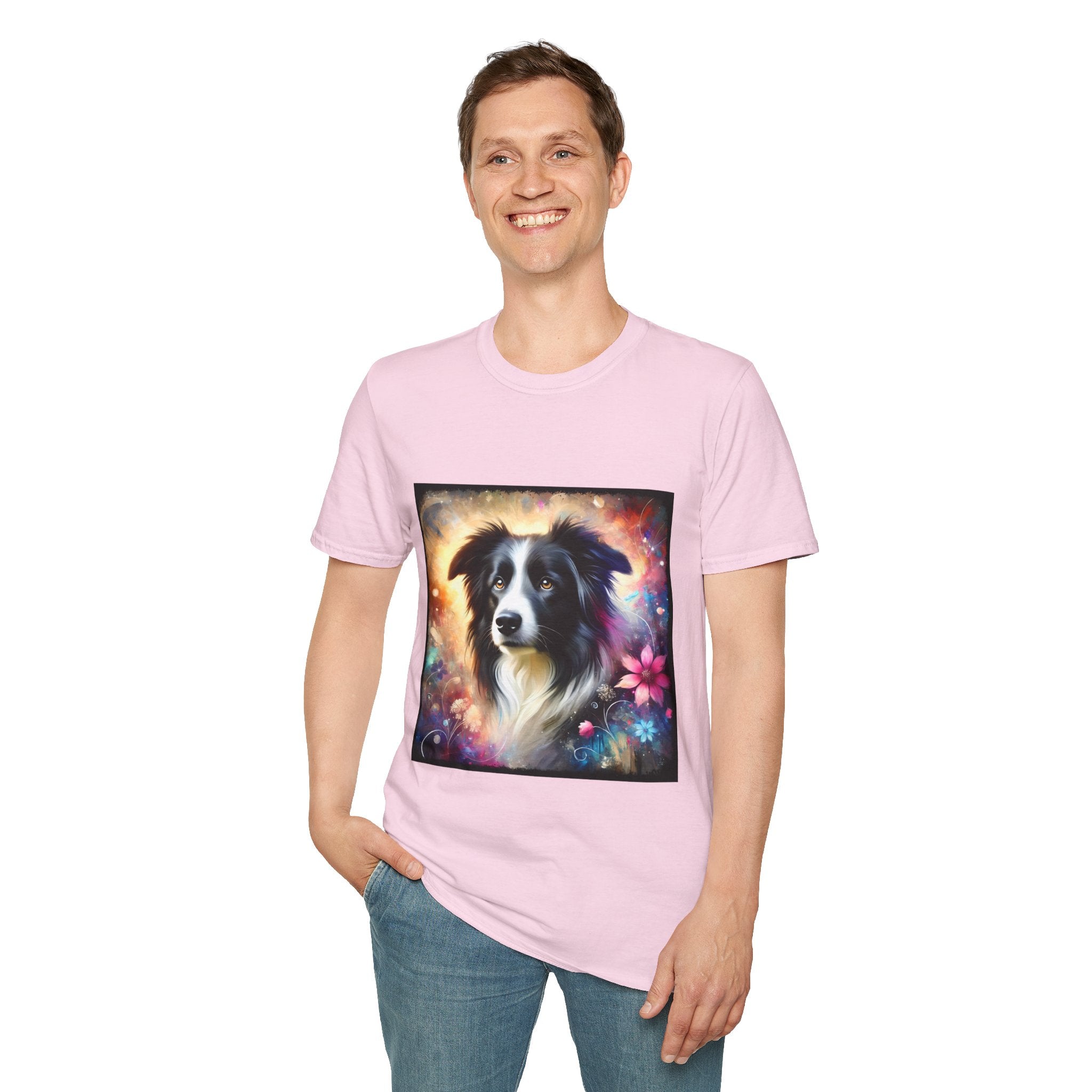 Border Collie Cosmic Dream | Unisex Dog T-Shirt
