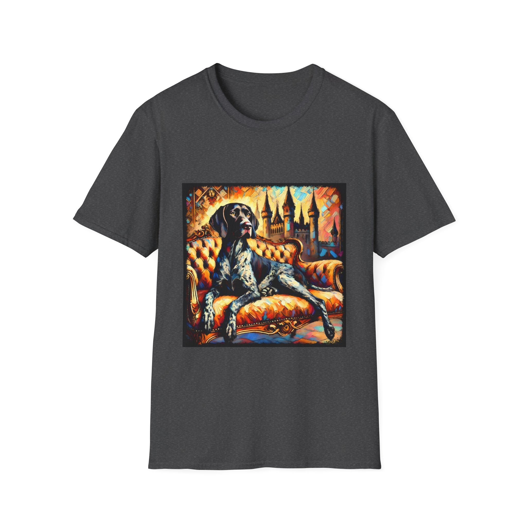 German Shorthaired Pointer Poised Bold Classic | Unisex Dog T-Shirt