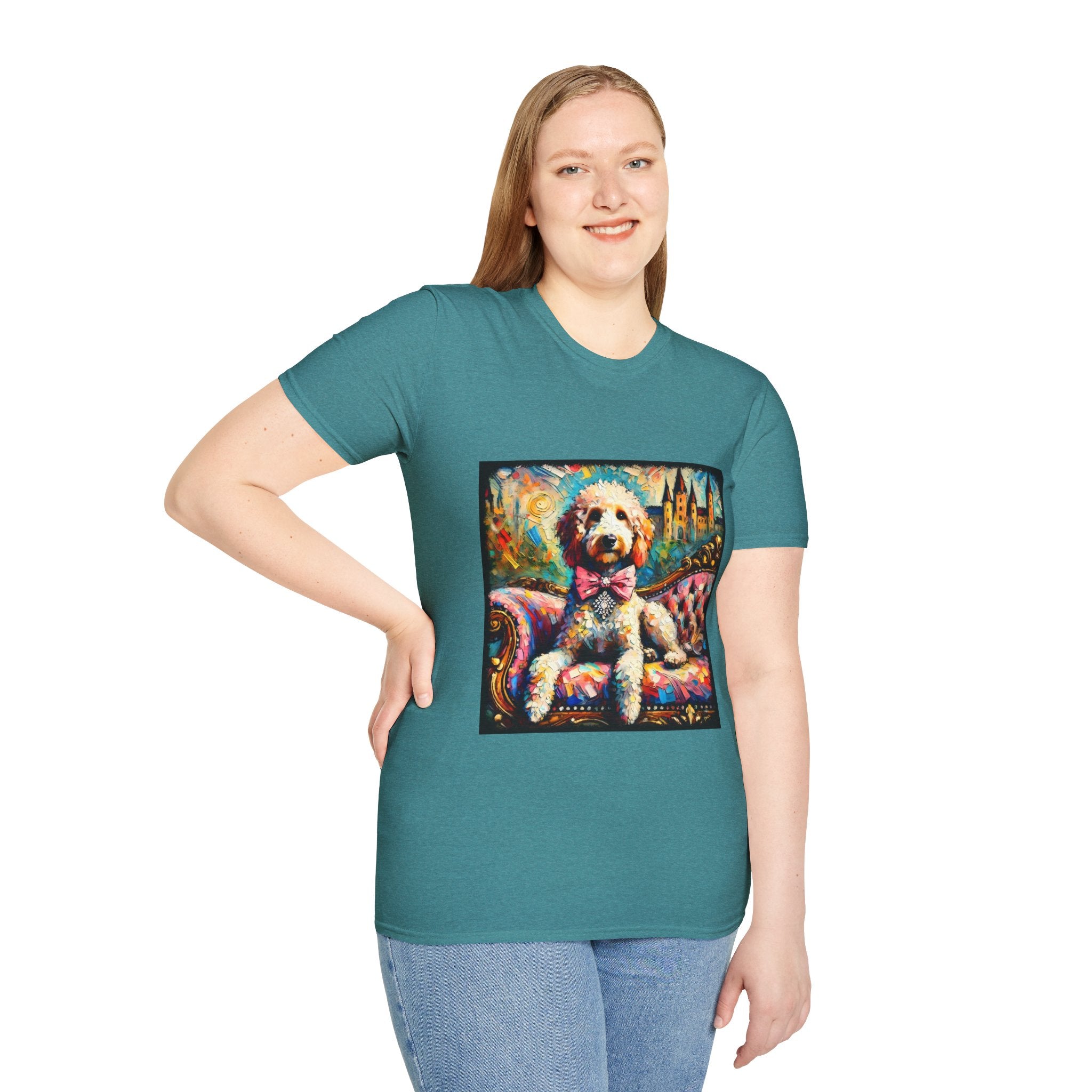 Labradoodle Diamond Princess Classic | Unisex Dog T-Shirt