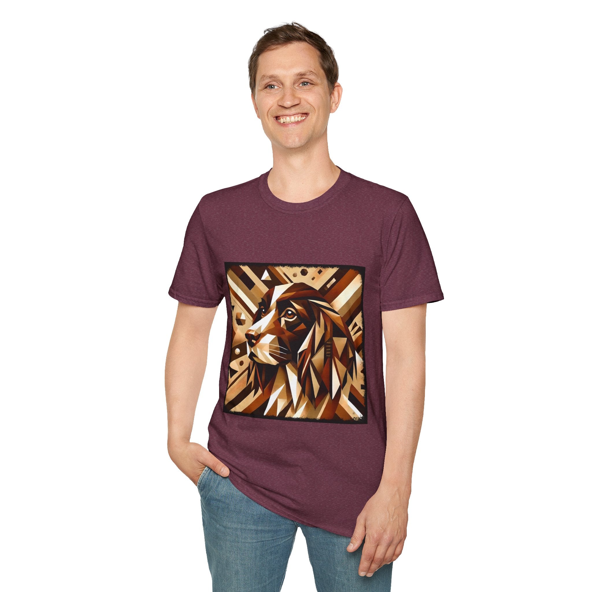 English Springer Spaniel Warm Geometric | Unisex Dog T-Shirt