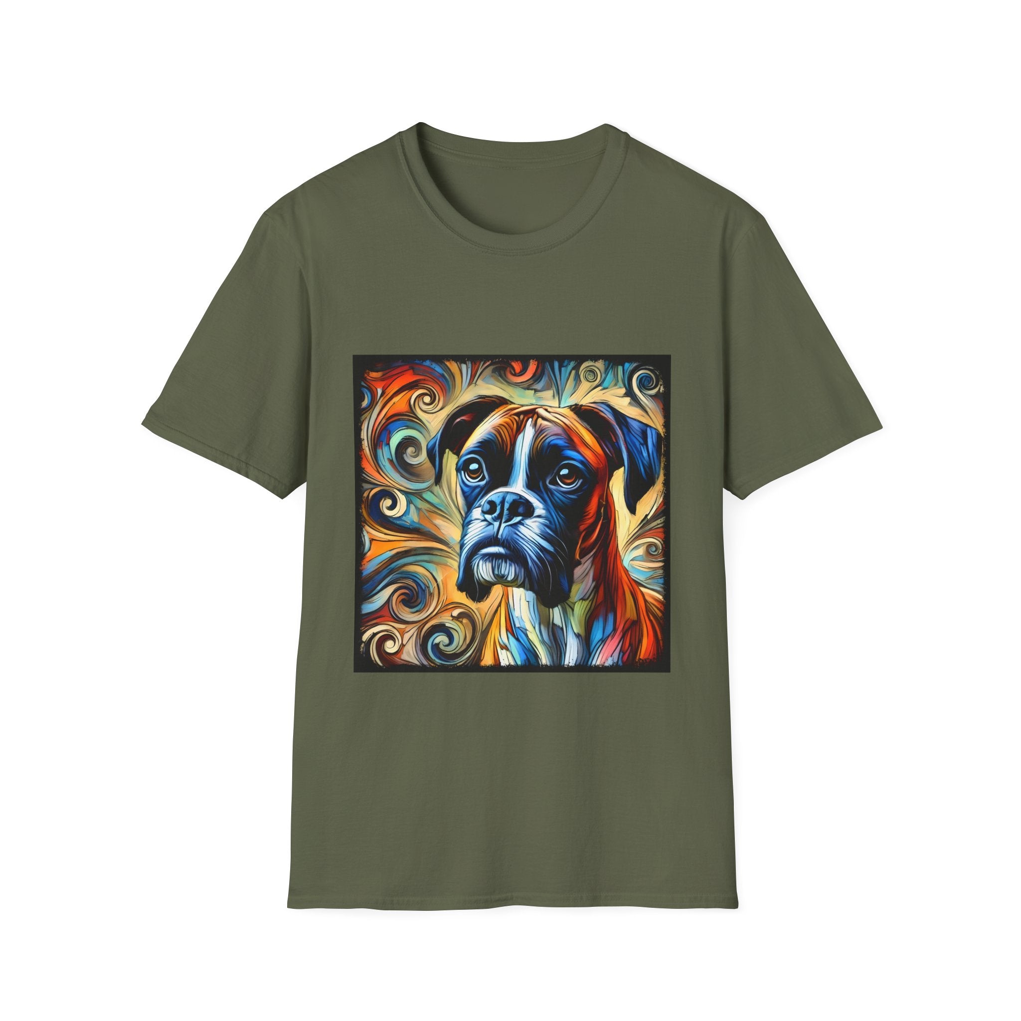 Boxer Warm Swirl | Unisex Dog T-Shirt