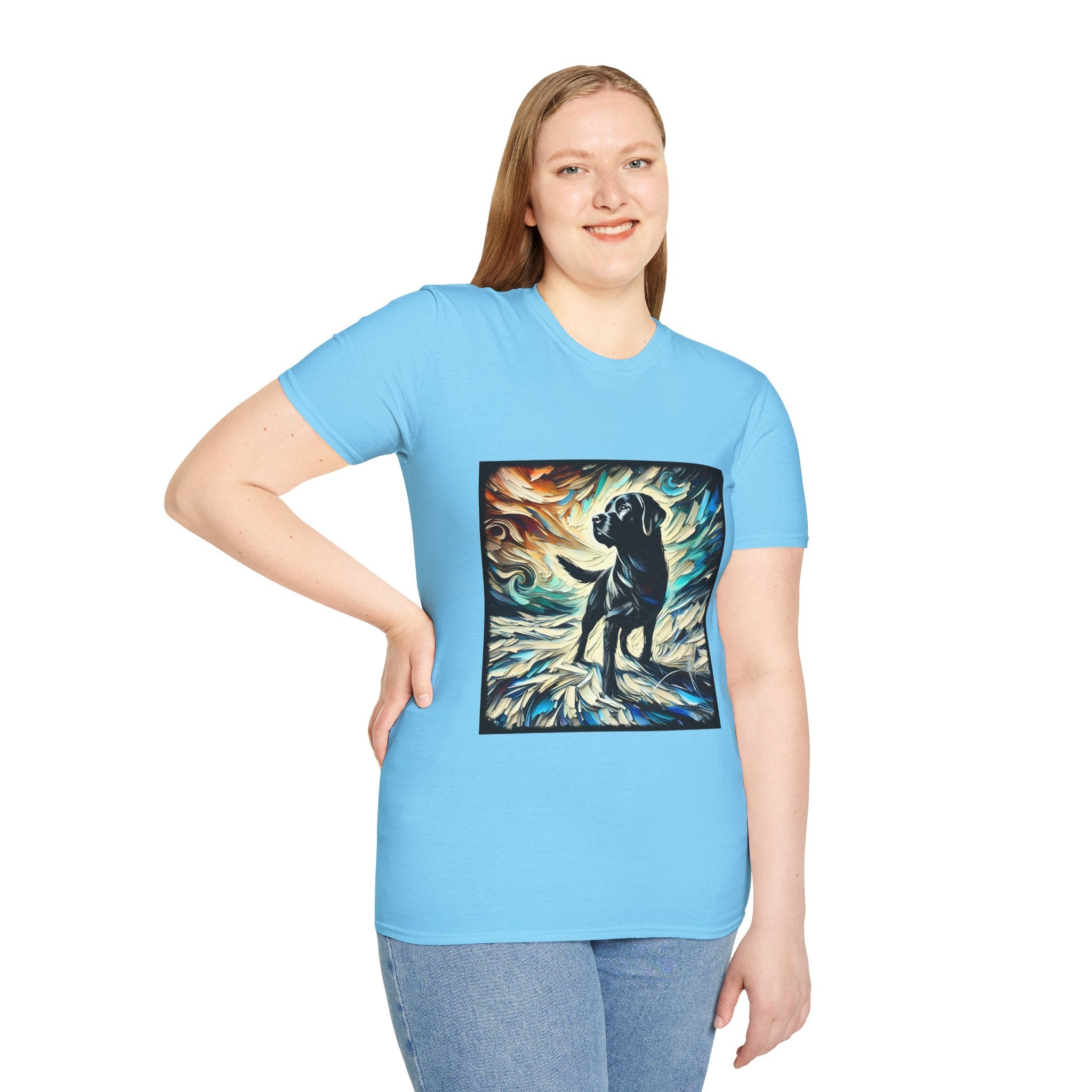 Labrador Retriever Snow Swirl | Unisex Dog T-Shirt