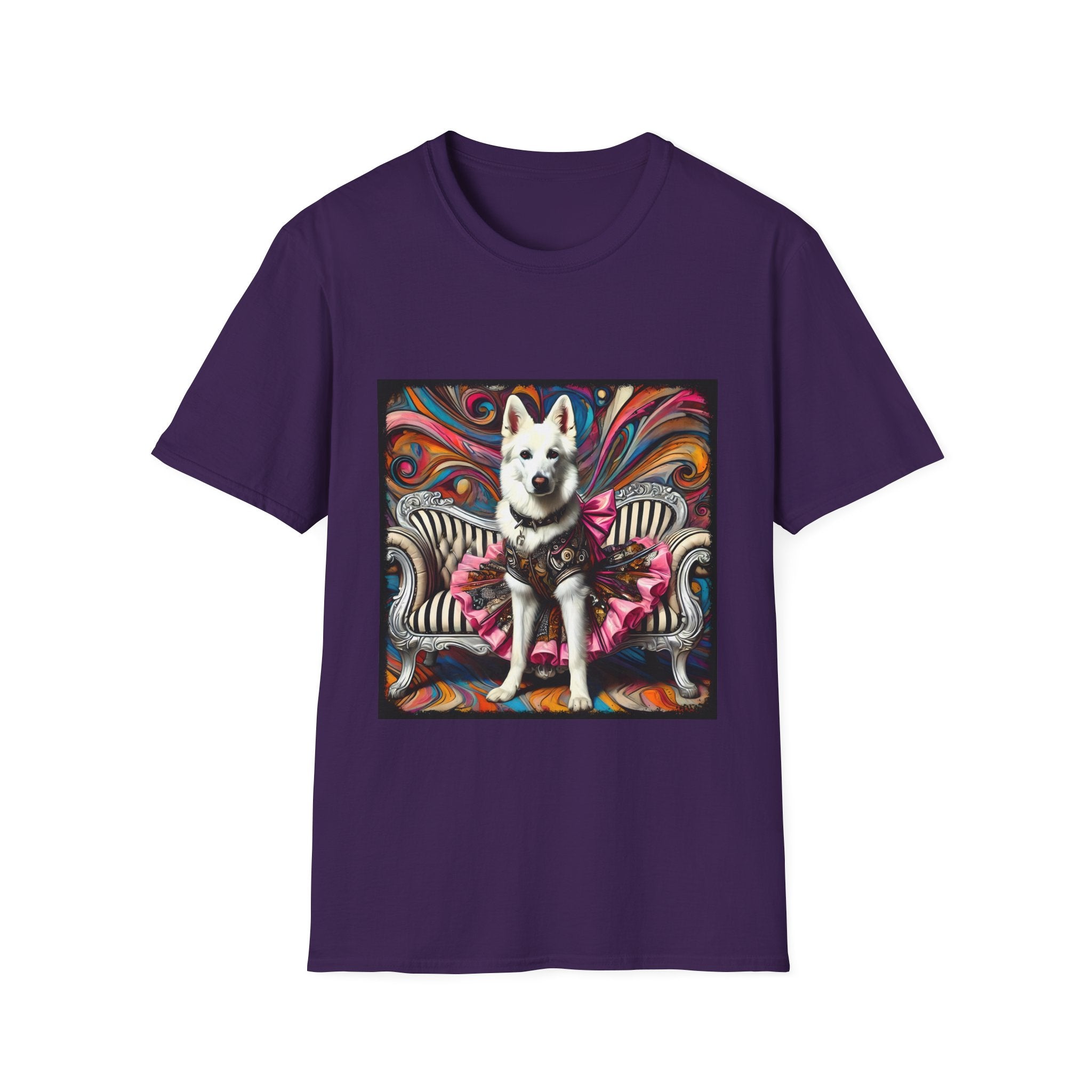German Shepherd Pink Rocker | Unisex Dog T-Shirt