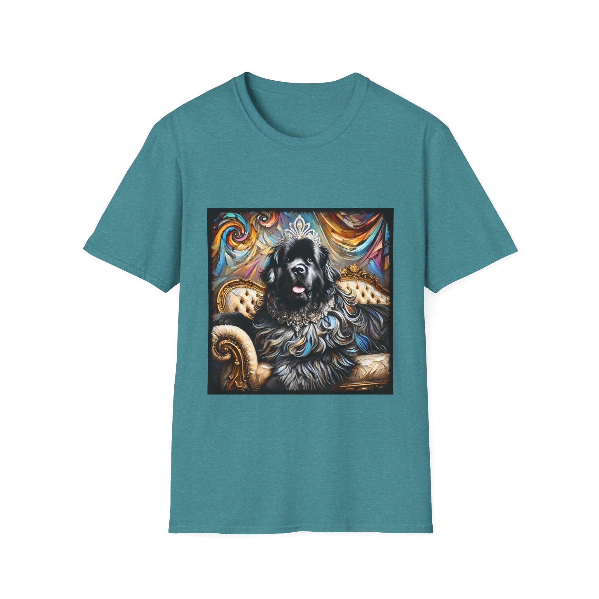Newfoundland Diamond Diva Swirl | Unisex Dog T-Shirt