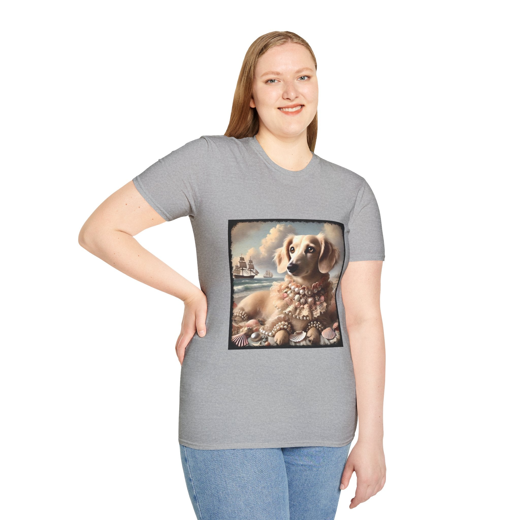 Dachshund Seashell Siren | Unisex Dog T-Shirt