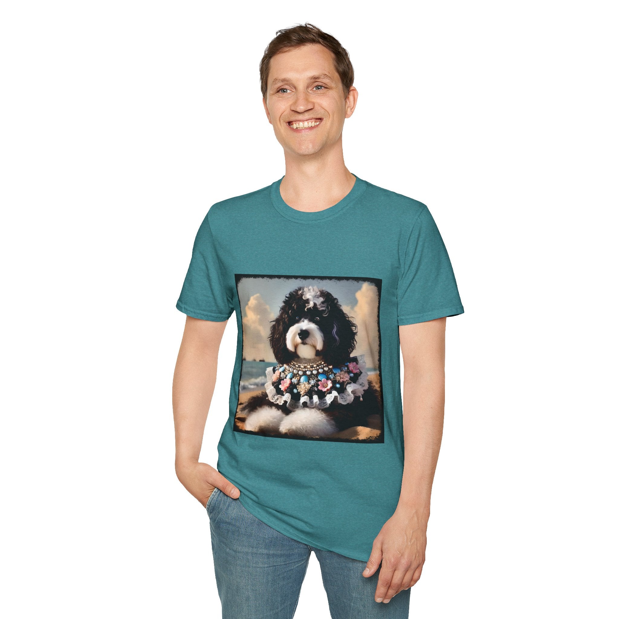 Aussiedoodle Seashell Siren | Unisex Dog T-Shirt