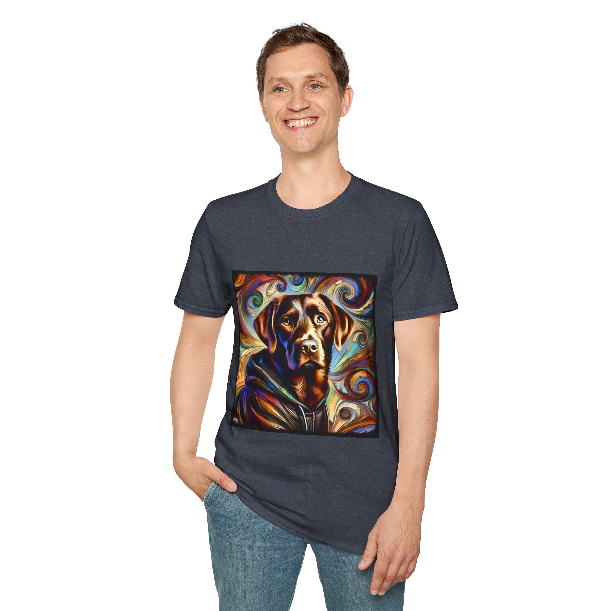 Labrador Retriever Relaxed Swirl | Unisex Dog T-Shirt