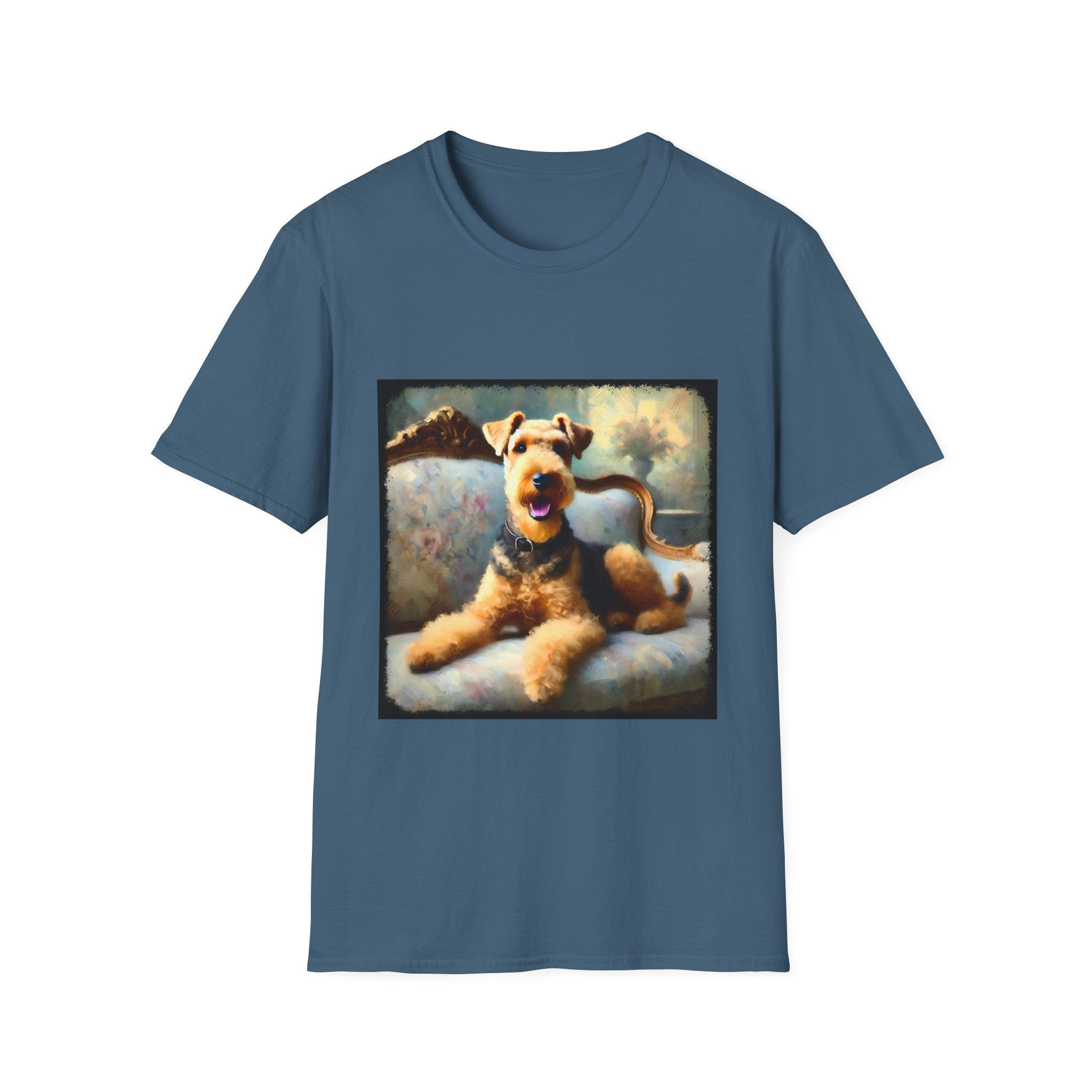 Airedale Terrier Classic Portrait | Unisex Dog T-Shirt
