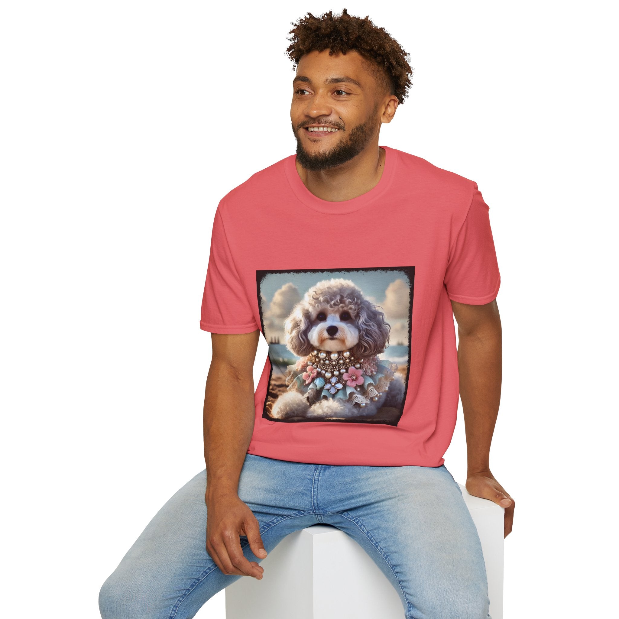 Poodle Silver Siren | Unisex Dog T-Shirt
