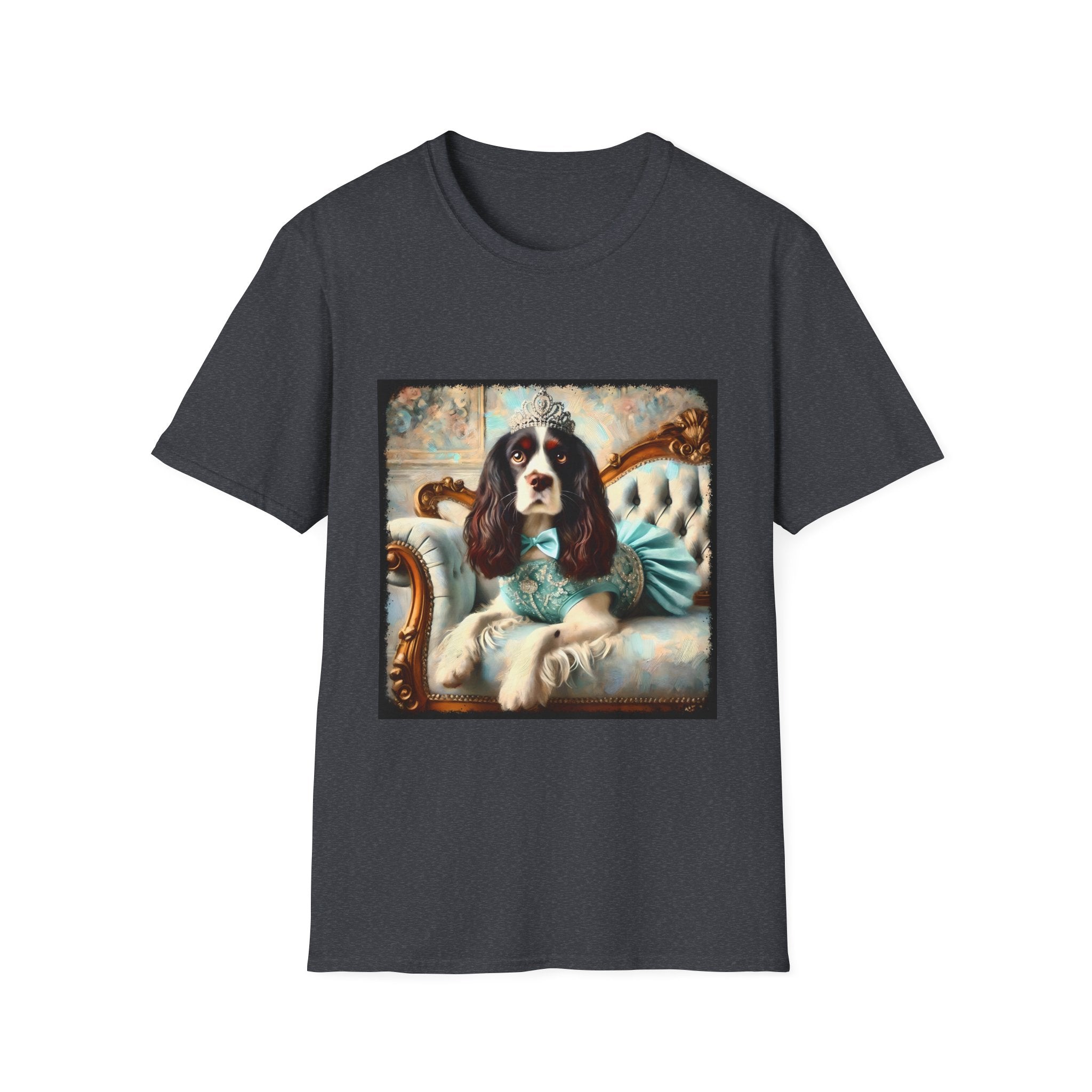 English Springer Spaniel Teal Princess Classic | Unisex Dog T-Shirt