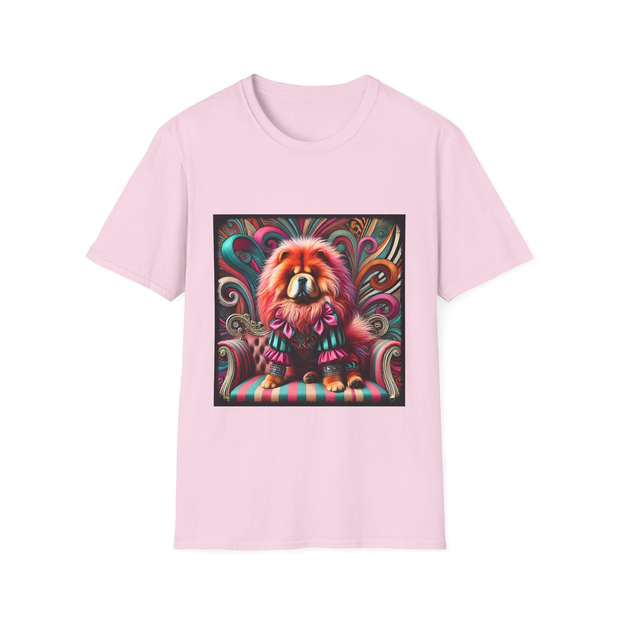 Chow Chow Pink Rocker | Unisex Dog T-Shirt