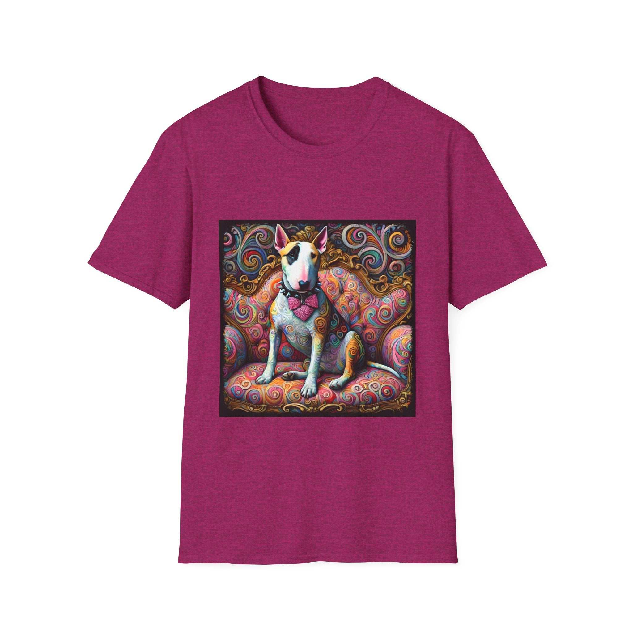 Bull Terrier Love Swirl | Unisex Dog T-Shirt