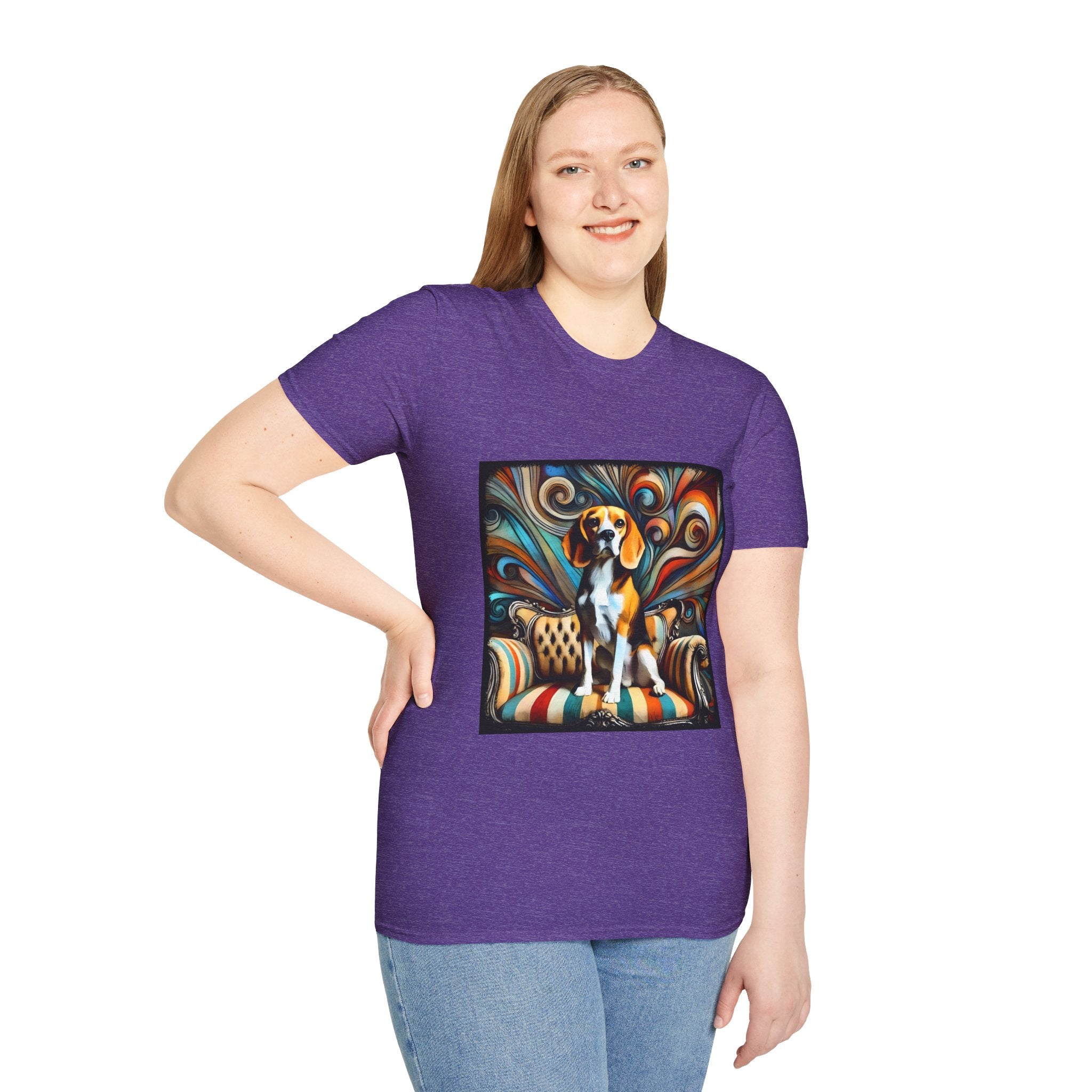 Beagle Warm Swirl | Unisex Dog T-Shirt