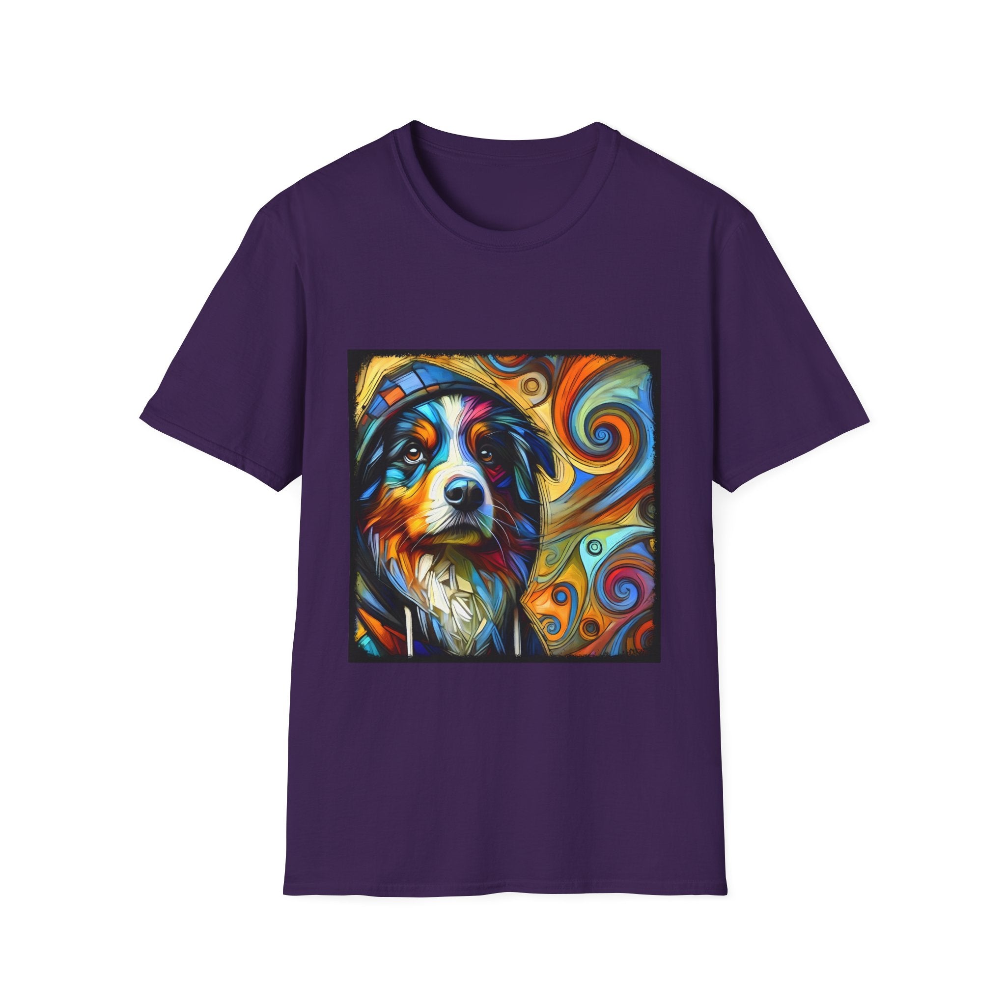 Australian Shepherd Relaxed Swirl | Unisex Dog T-Shirt
