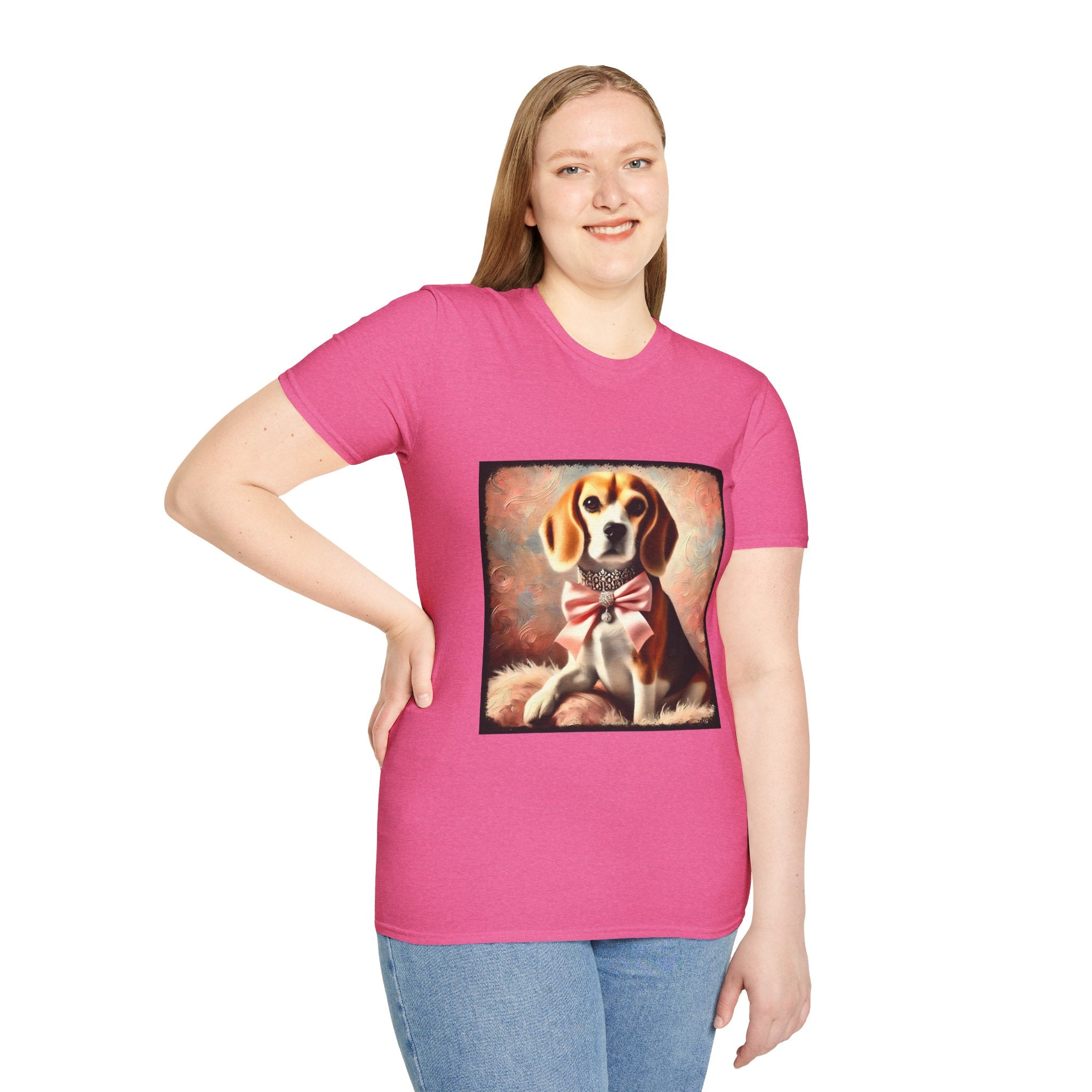 Beagle Diamond Princess Classic | Unisex Dog T-Shirt